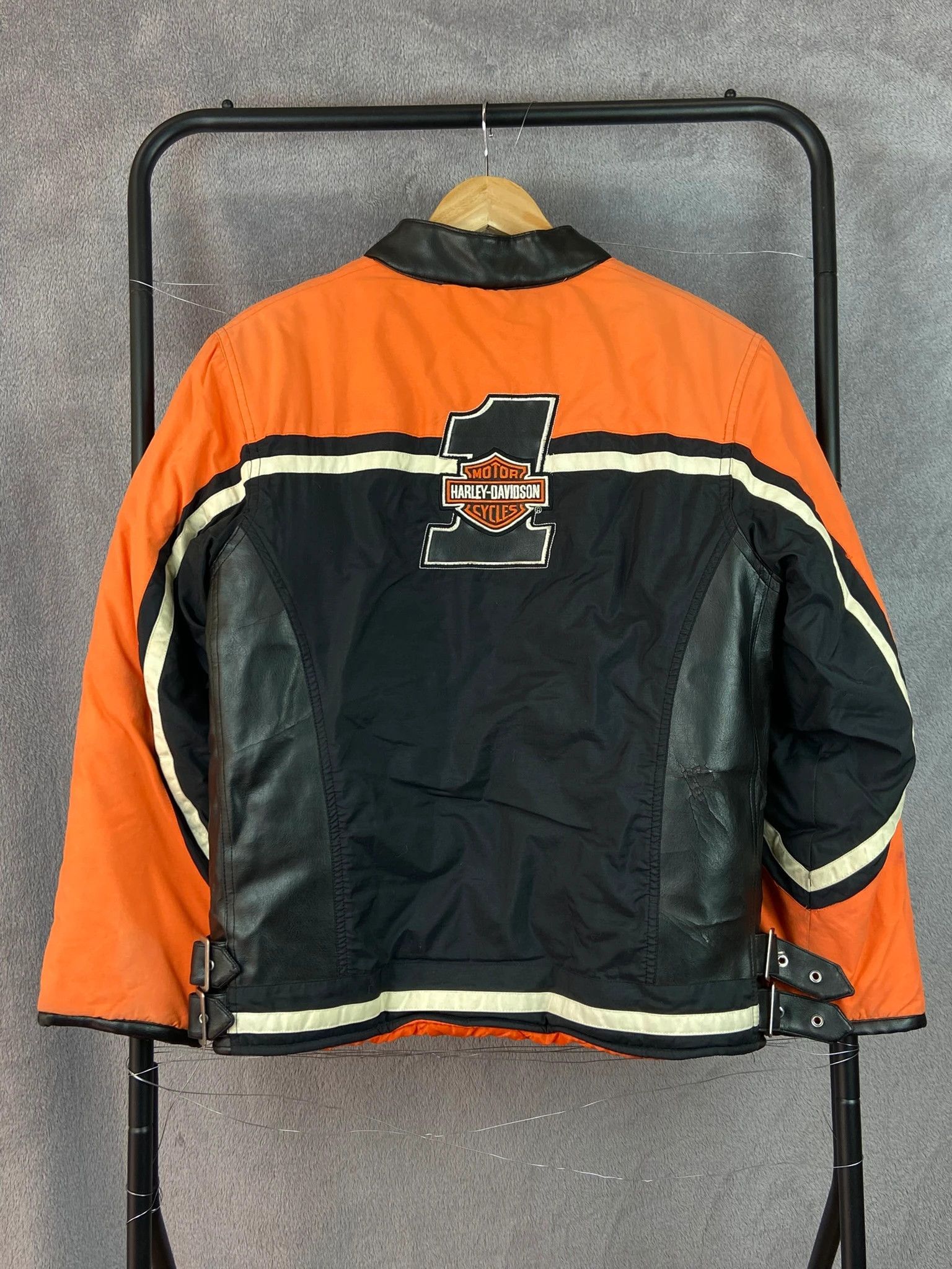 Harley Davidson Jacket Harley Davidson motorcycle black patch vintage biker Size US S / EU 44-46 / 1 - 7 Thumbnail