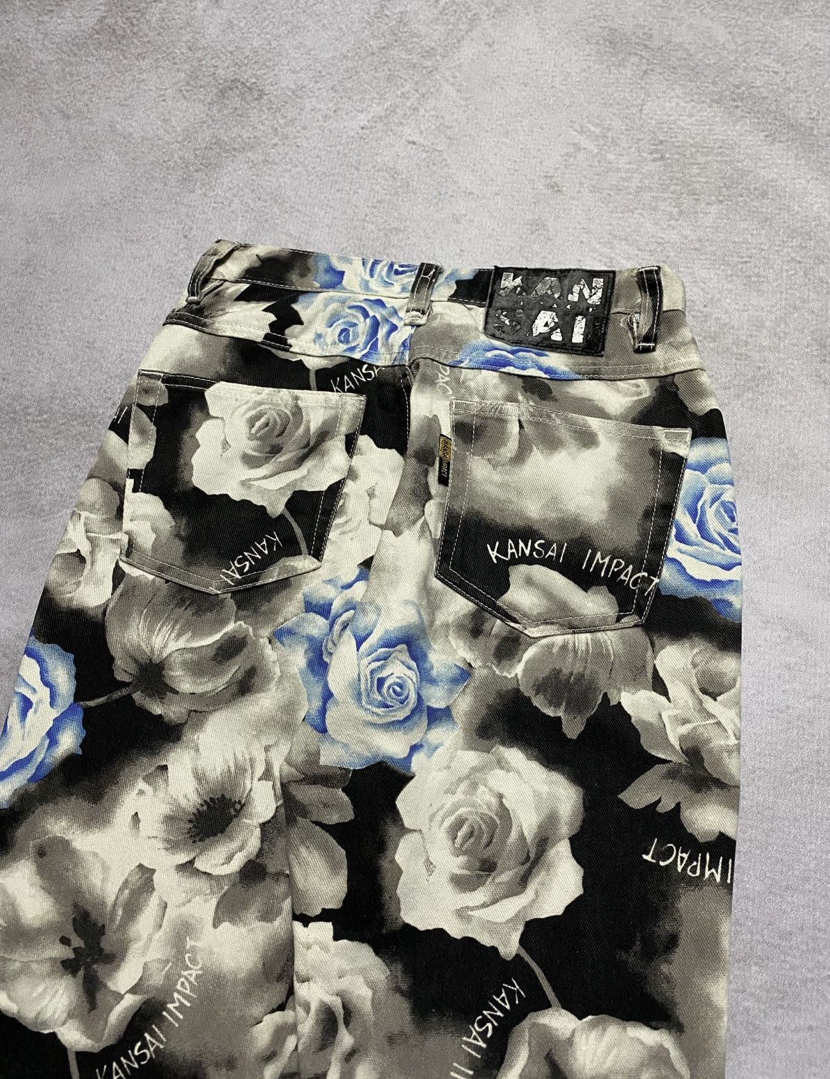 Kansai Yamamoto Kansai Impact Floral Pants Size 26" / US 2 / IT 38 - 9 Thumbnail