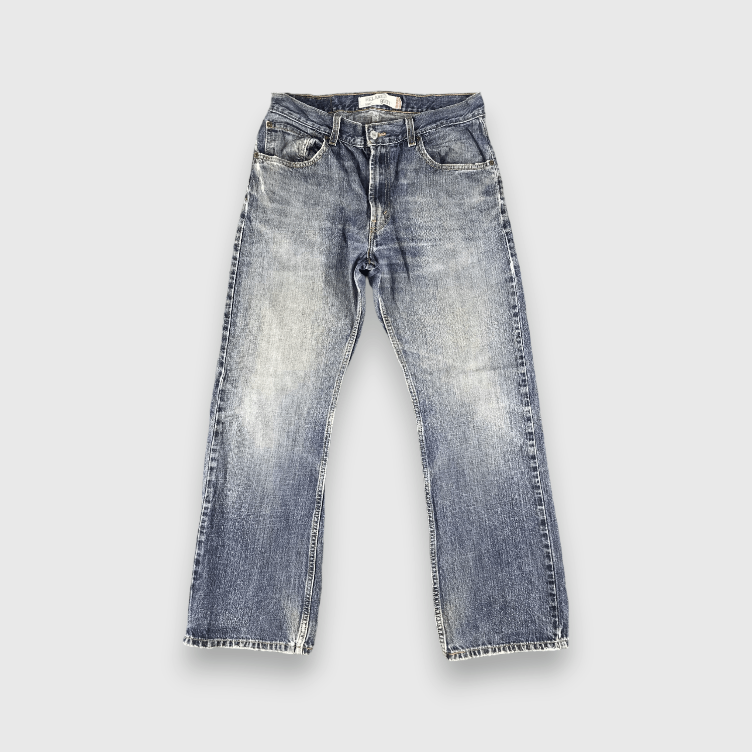 Levi's Vintage Blue Wash Levis 557 Flare Jeans-J2628 Size US 31 - 1 Thumbnail