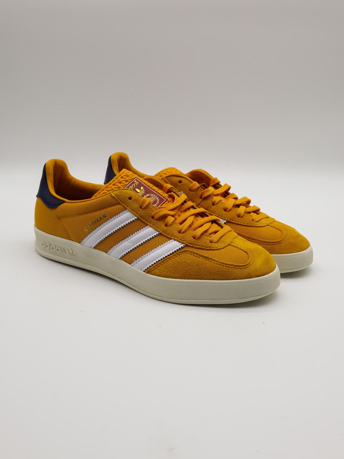 Adidas adidas Gazelle Indoor - Yellow / White - IE0540 - UK 8 Size US 9 / EU 42 - 1 Thumbnail
