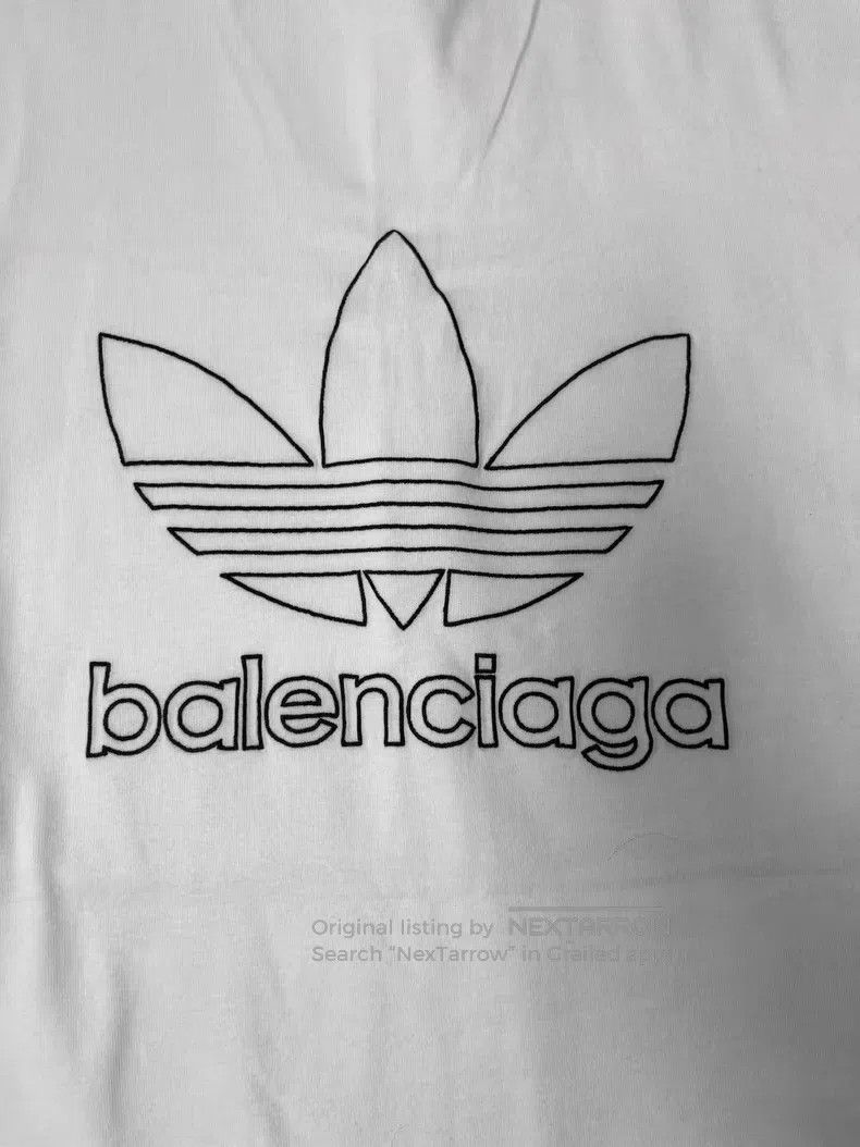 Balenciaga Balenciaga Letter Logo Printed Round Neck Casual Short Sle Size US M / EU 48-50 / 2 - 3 Thumbnail