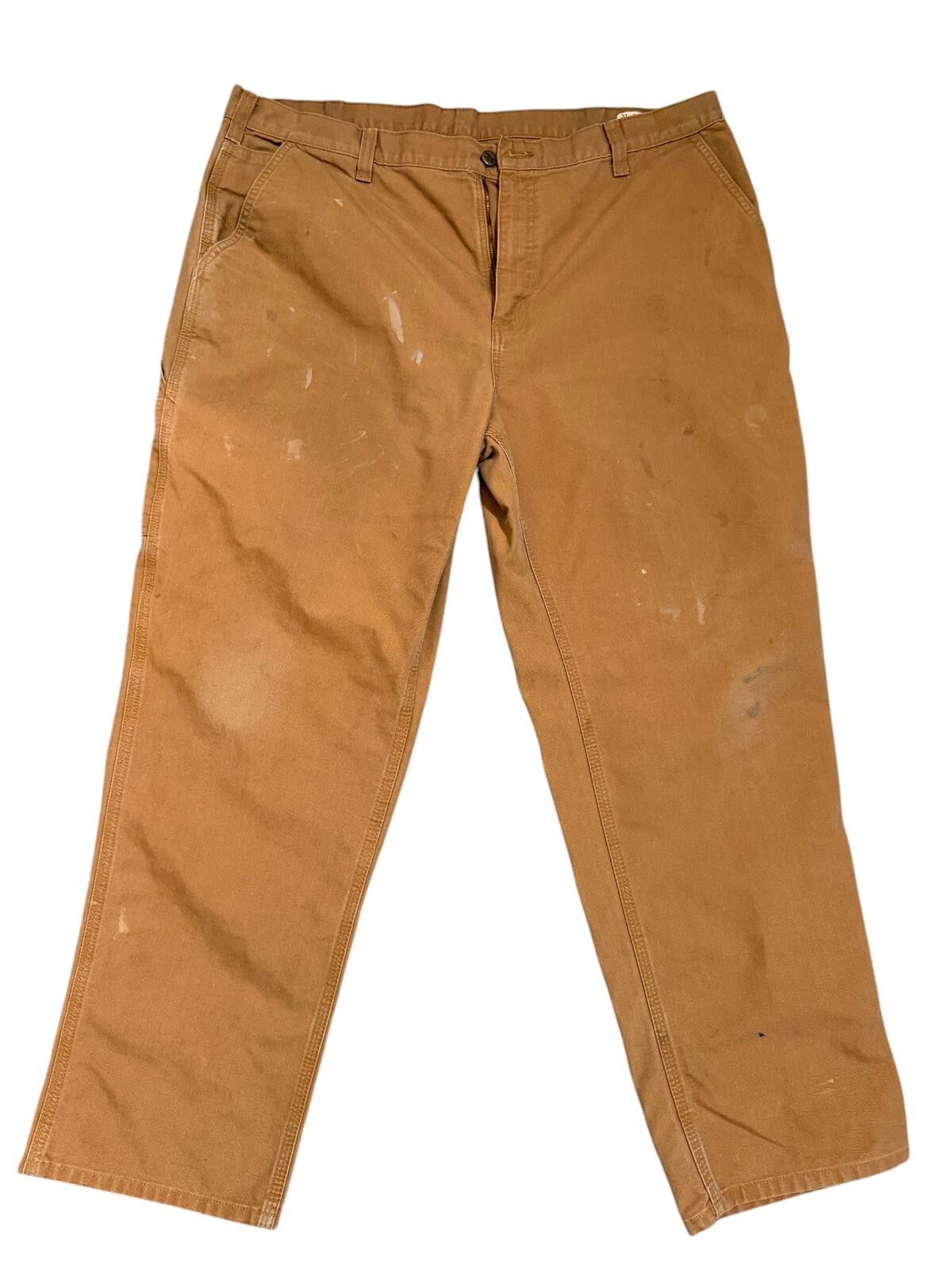 Carhartt Carhartt Dungaree Fit Canvas Work Pants Mens 42x32 Size US 42 / EU 58 - 1 Thumbnail