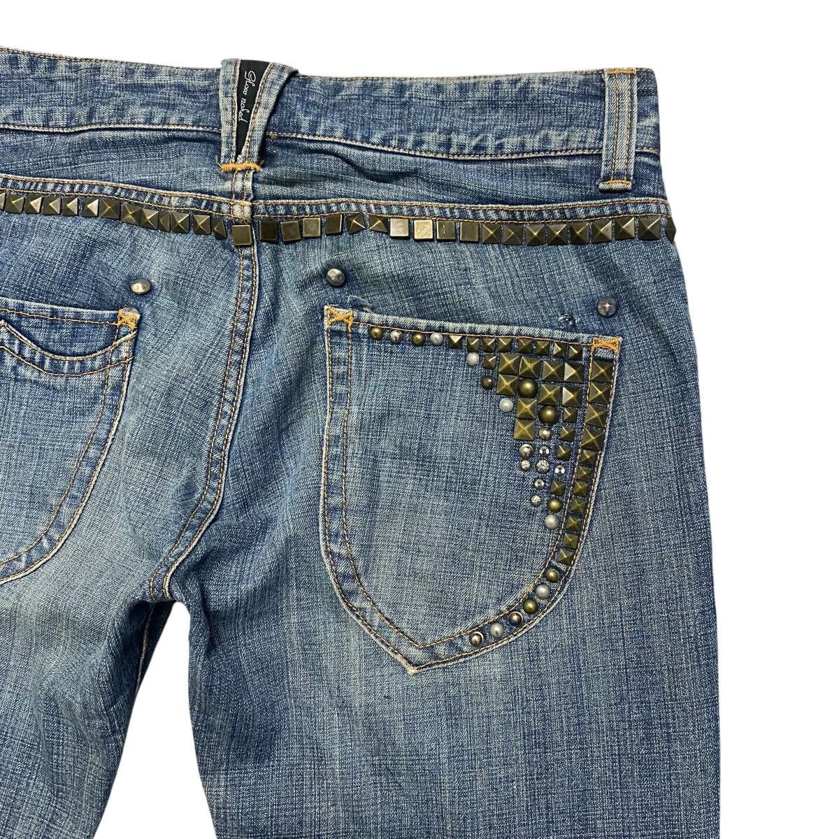 Vintage GLOW NAKED Studded Embellish Denim Skinny Jeans Size US 30 / EU 46 - 13 Thumbnail