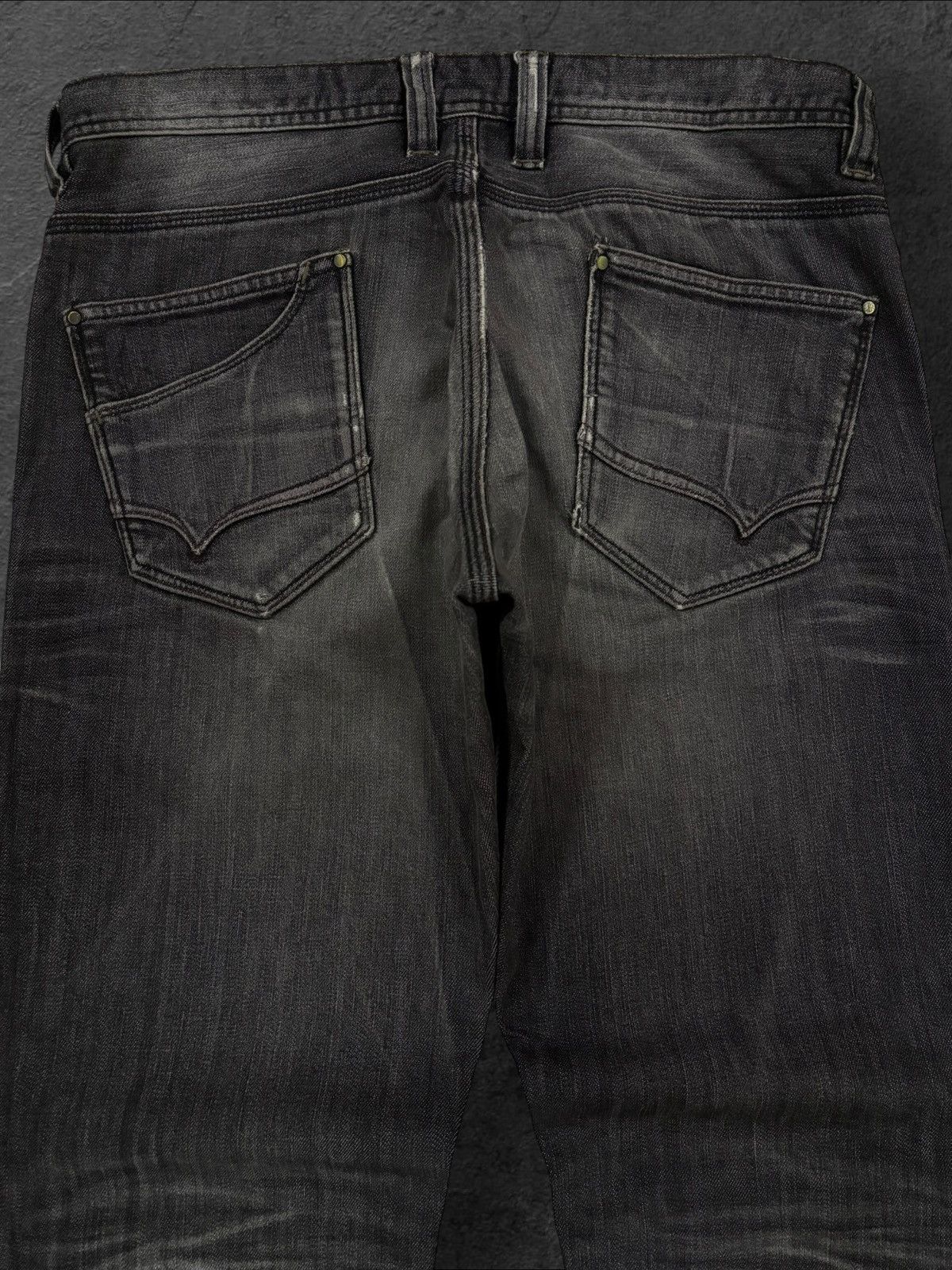 If Six Was Nine Nicole Club Japan Grunge Distressed Jeans Size US 33 - 7 Thumbnail