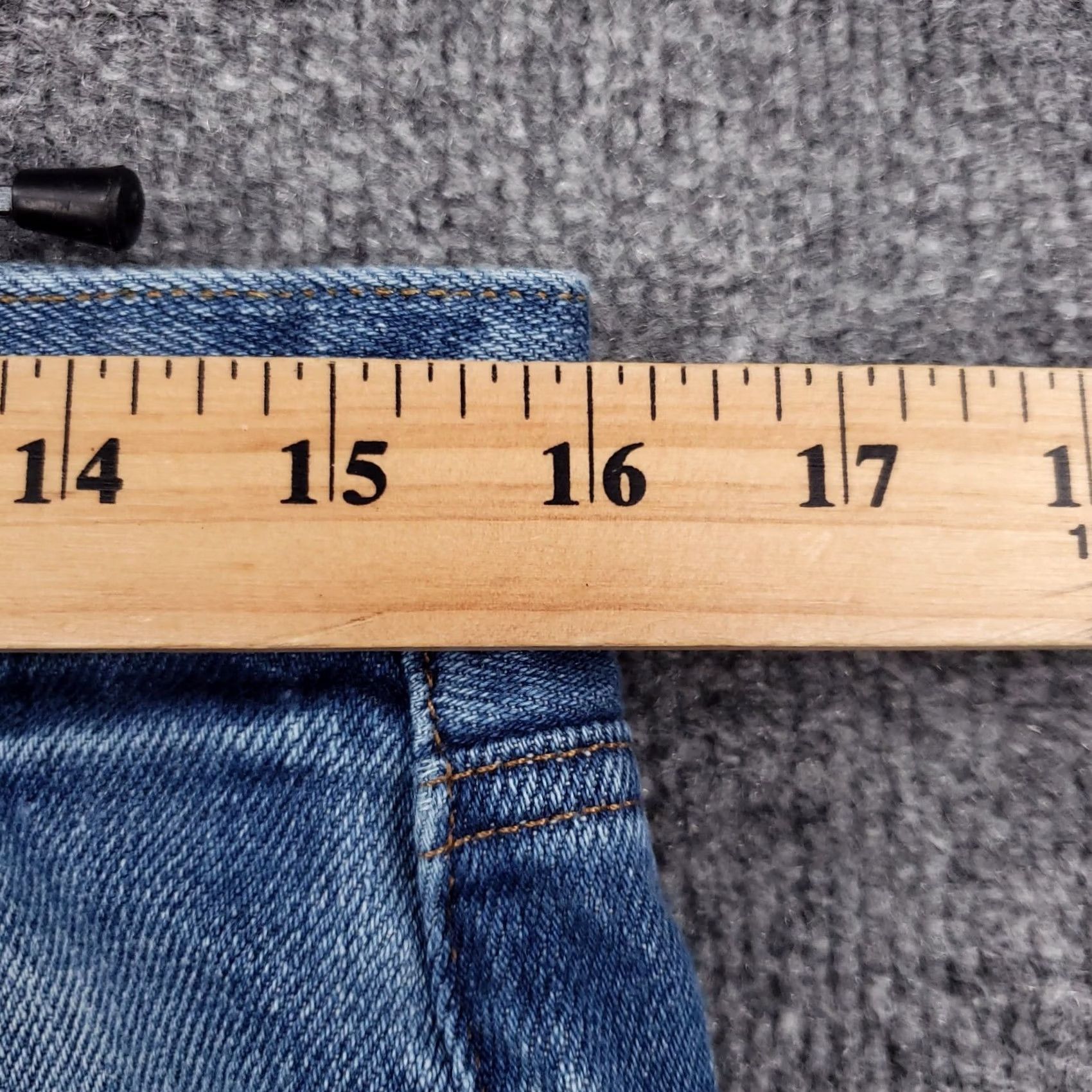 J.Crew J Crew Womens Bermuda Jean Shorts 27 Blue Liza Wash Cuffed Mid Rise Casual Denim Size 27" / US 4 / IT 40 - 6 Thumbnail