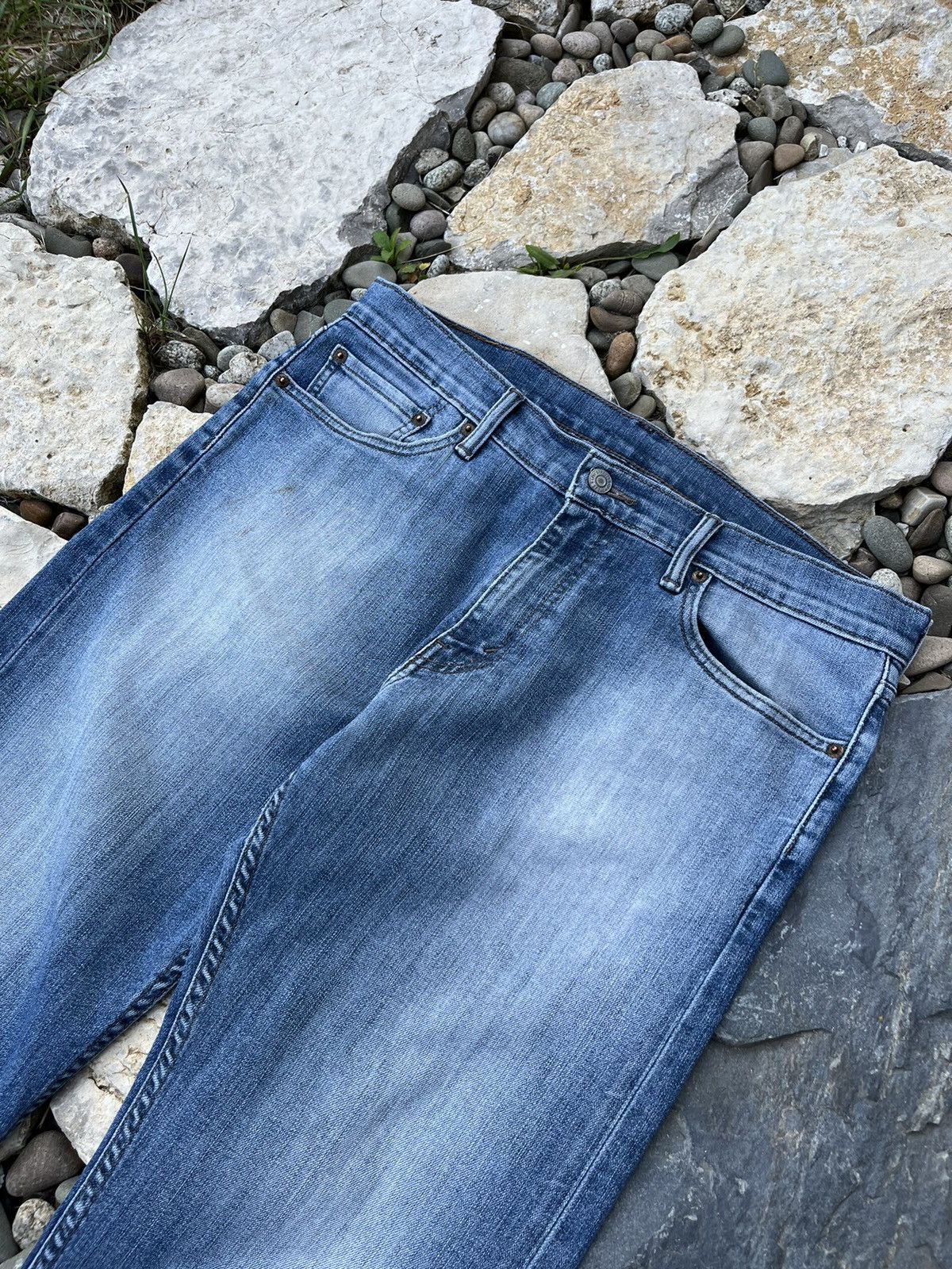 Levi's × Levi's Vintage Clothing × Vintage Vintage Levi’s 504 distressed jeans washed baggy thrashed Size US 32 / EU 48 - 6 Thumbnail