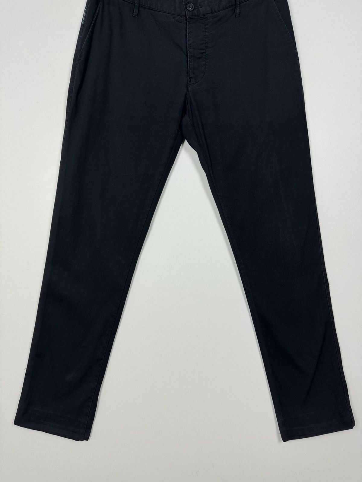 Armani Armani Jeans Slim Fit PS15 Navy Cotton Pants Size US 32 / EU 48 - 9 Thumbnail