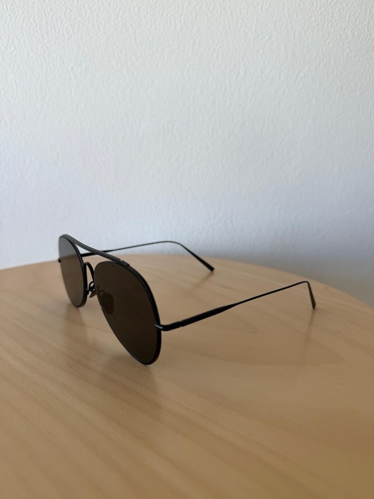 Acne Studios New acne studios spitfire sunglasses black metal aviator Size ONE SIZE - 3 Thumbnail