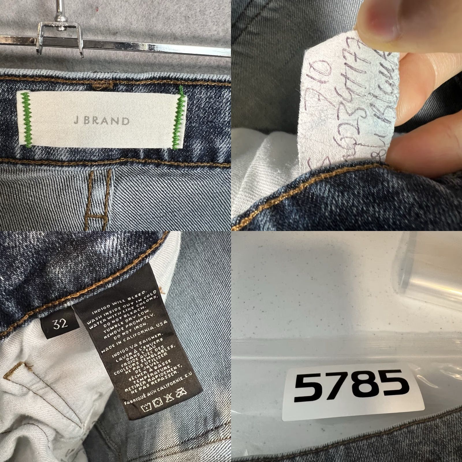 J Brand J Brand Jeans Womens Size 32 Blue Tapered Leg Medium Wash Denim Womens Size 24" / US 00 / IT 34 - 8 Thumbnail