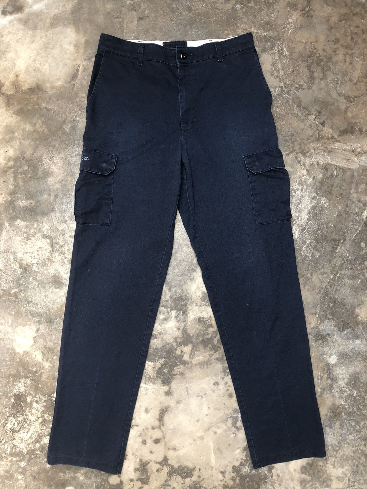 image of Red Kap CVintage Cargo Pants in Navy, Men's (Size 32)