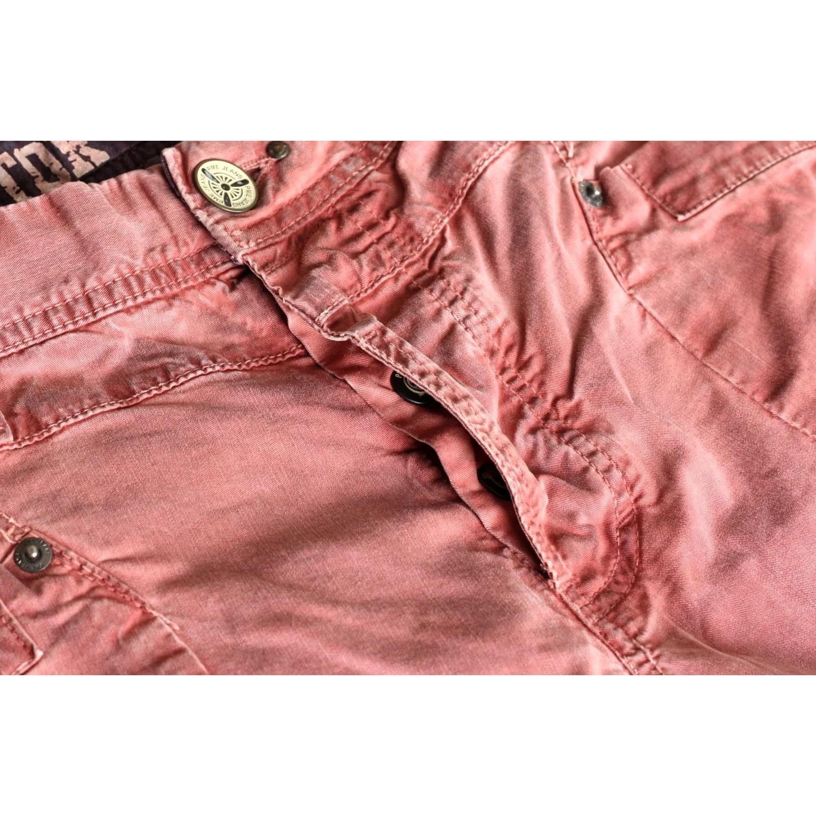 Vintage PME LEGEND Aviator Trousers Men W34 L36 Stretch Casual Pink Regular Waist 34in Inseam 36in Jeans Pants Pink Size US 34 / EU 50 - 5 Thumbnail
