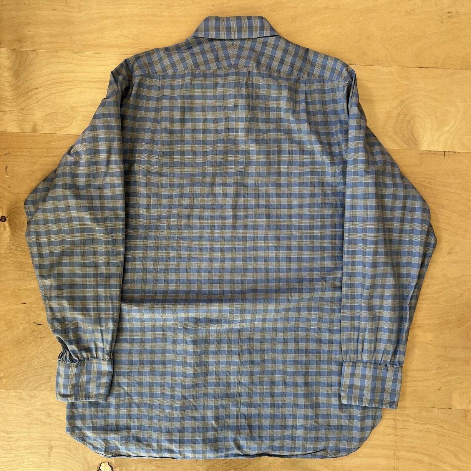Turnbull & Asser × Vintage Turnball & Asser Shirt 16.5 Blue Gray Striped Long Sleeve Size US XL / EU 56 / 4 - 7 Thumbnail