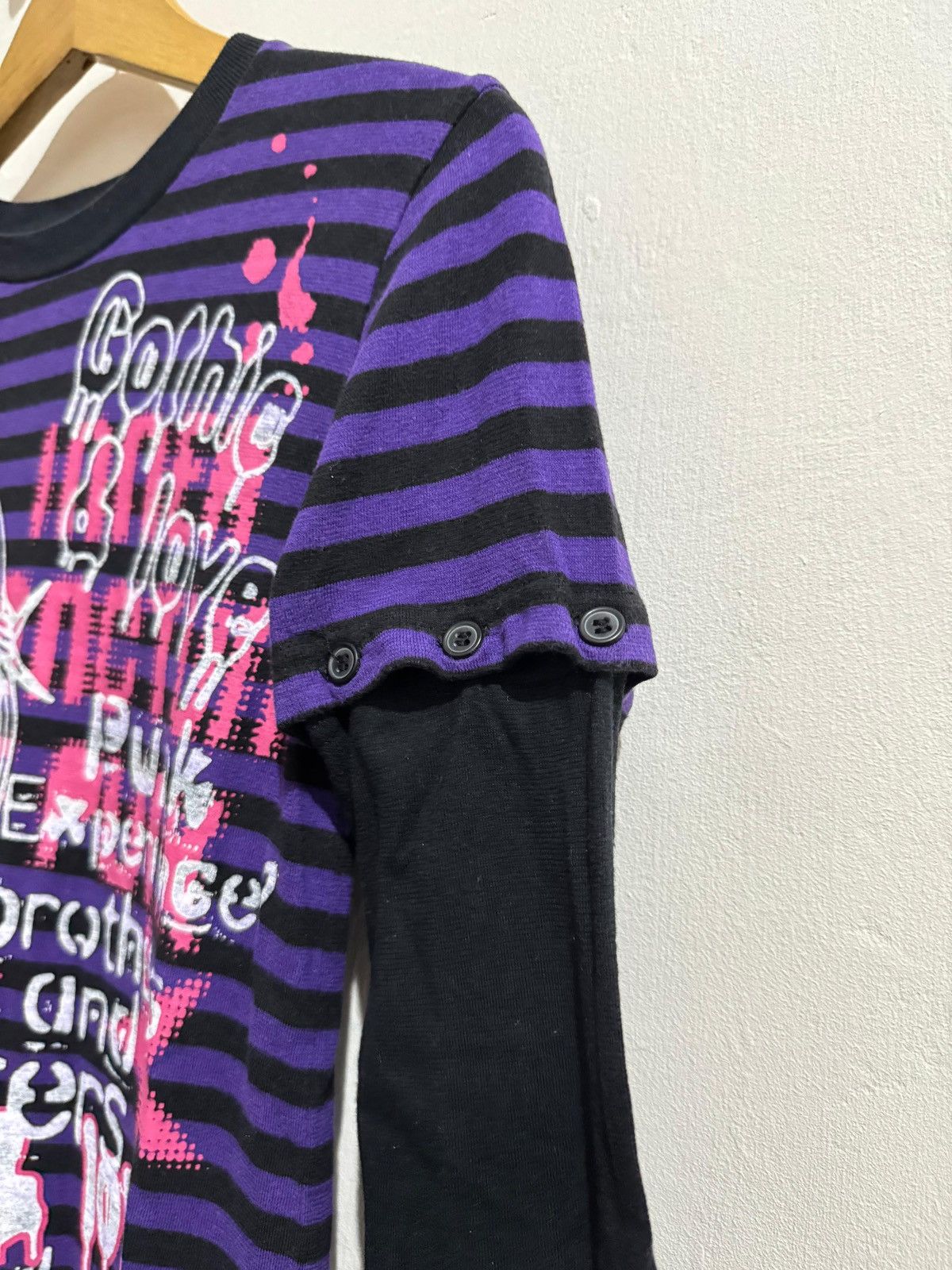 Hysteric Glamour × If Six Was Nine × Japanese Brand Y2k Jhoney double layer ifsixwasnine Long sleeve Size US S / EU 44-46 / 1 - 5 Thumbnail