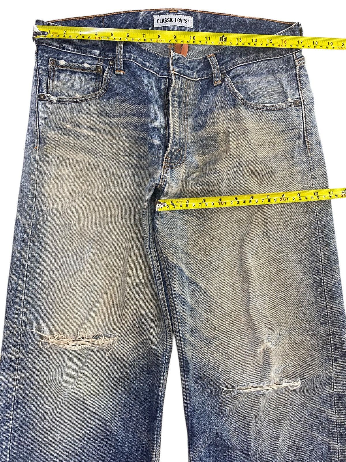 Other Japanese Brand Blue Light Wash Style Loose Jeans Size US 30 / EU 46 - 5 Thumbnail