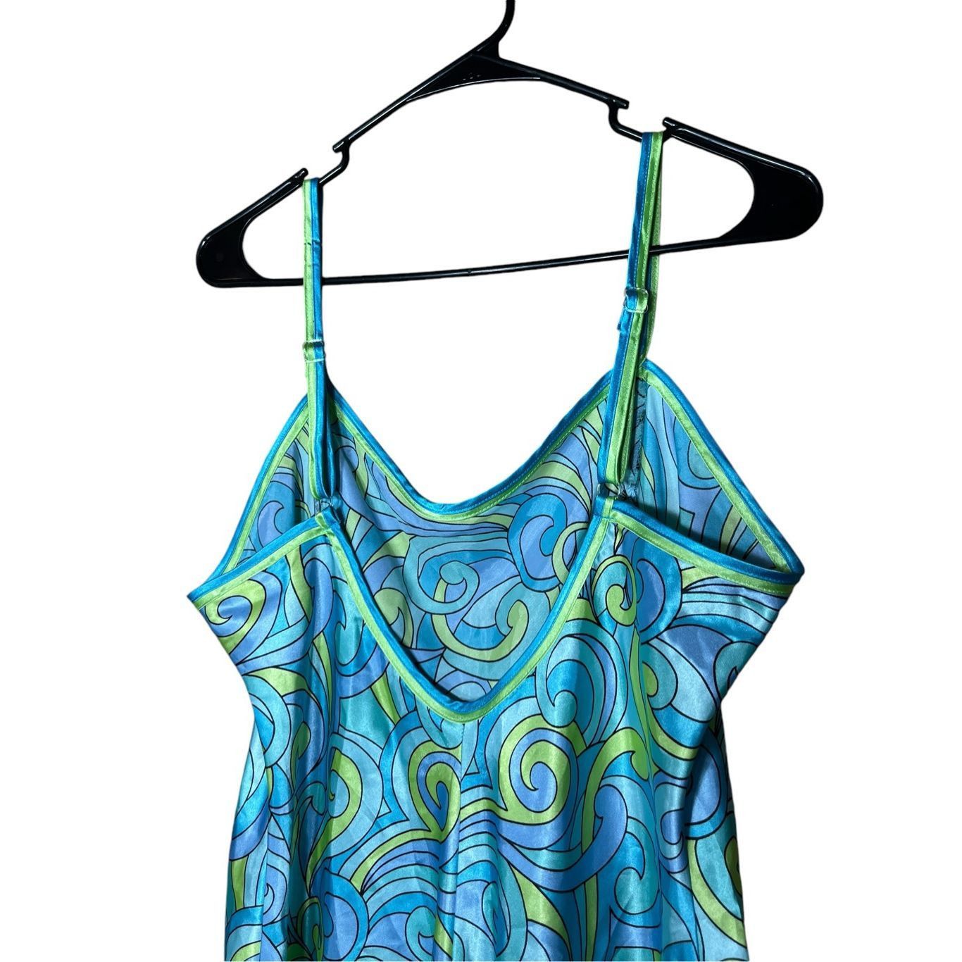 Other Vintage Delicates Groovy Retro Print Slip Dress Size M Size M / US 6-8 / IT 42-44 - 6 Thumbnail