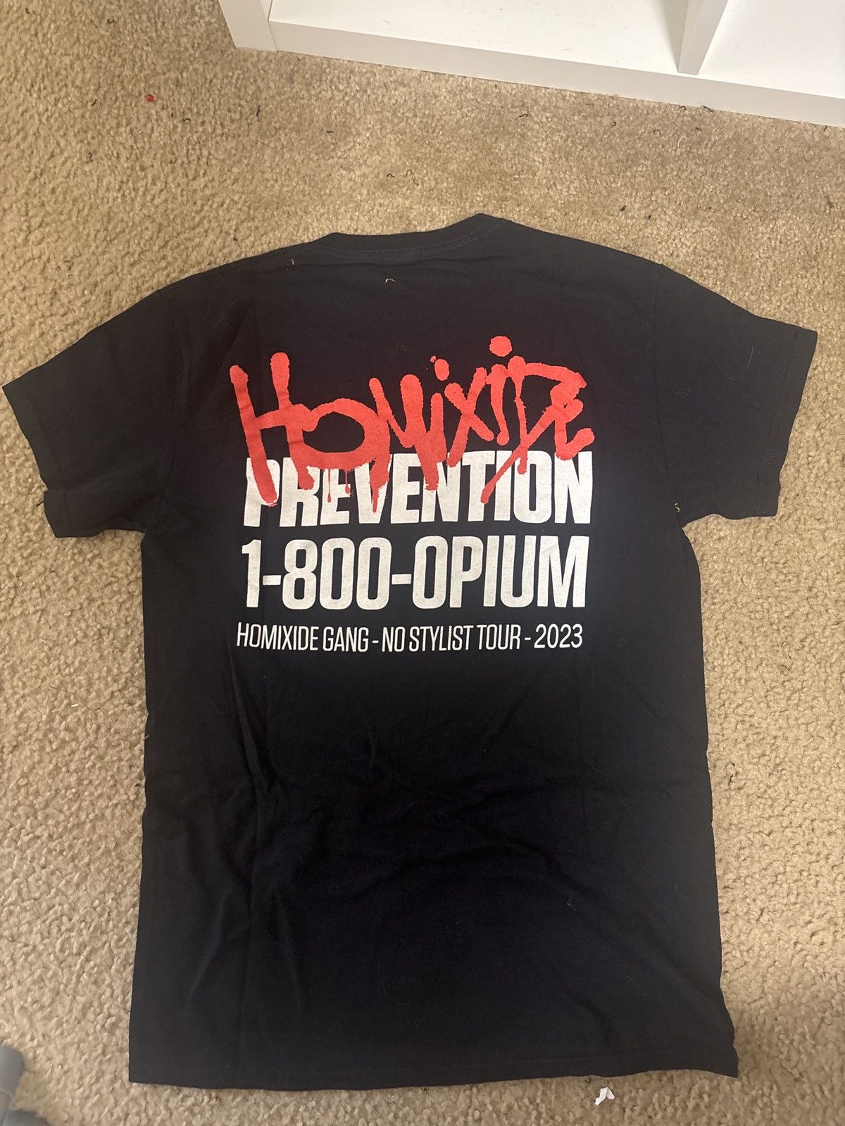 HXG Homixide Prevention No Stylist Tour T Shirt Size US S / EU 44-46 / 1 - 2 Thumbnail