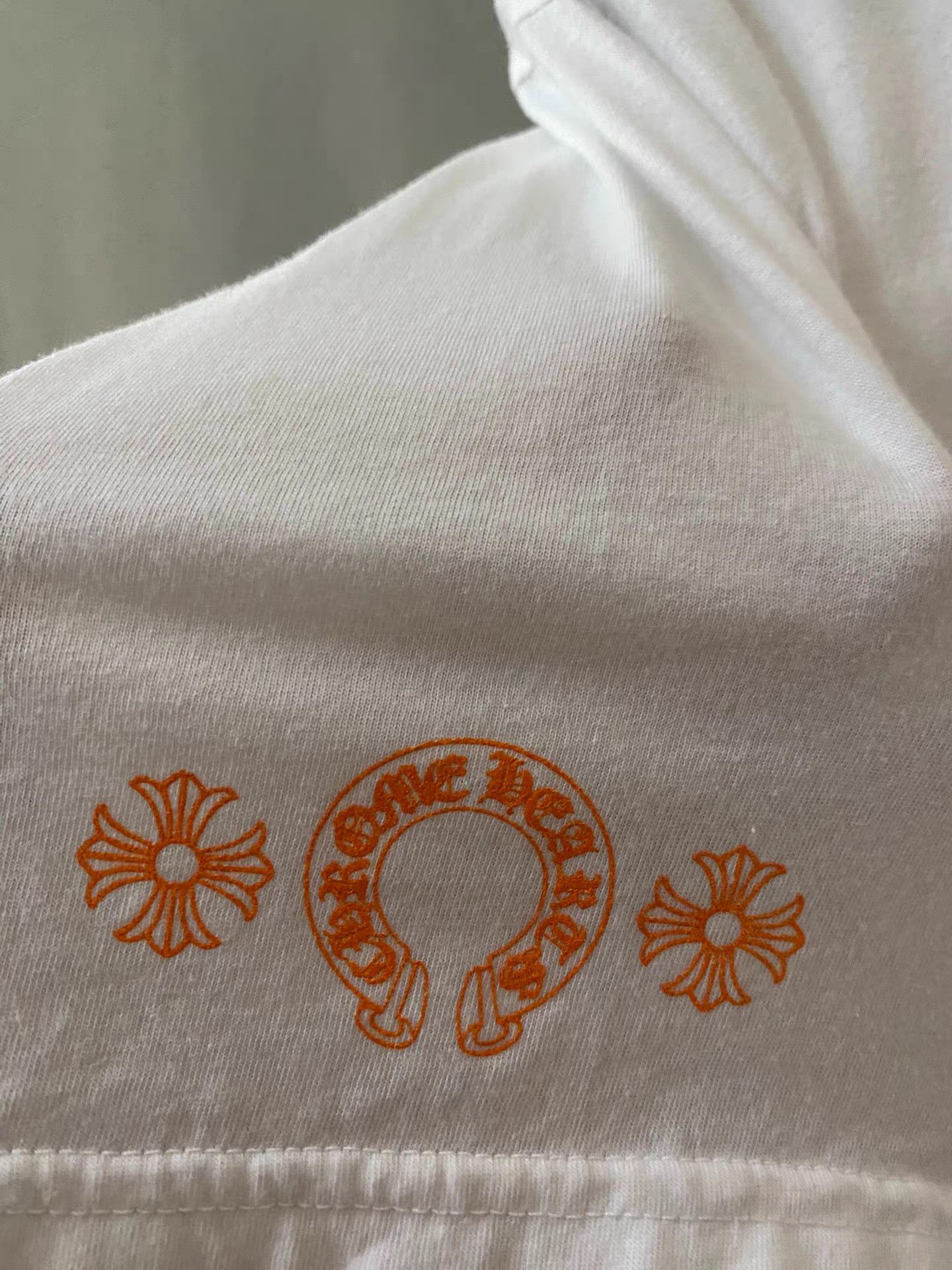 Chrome Hearts Chrome Hearts Orange Thirty Cross Tee Size US M / EU 48-50 / 2 - 4 Thumbnail