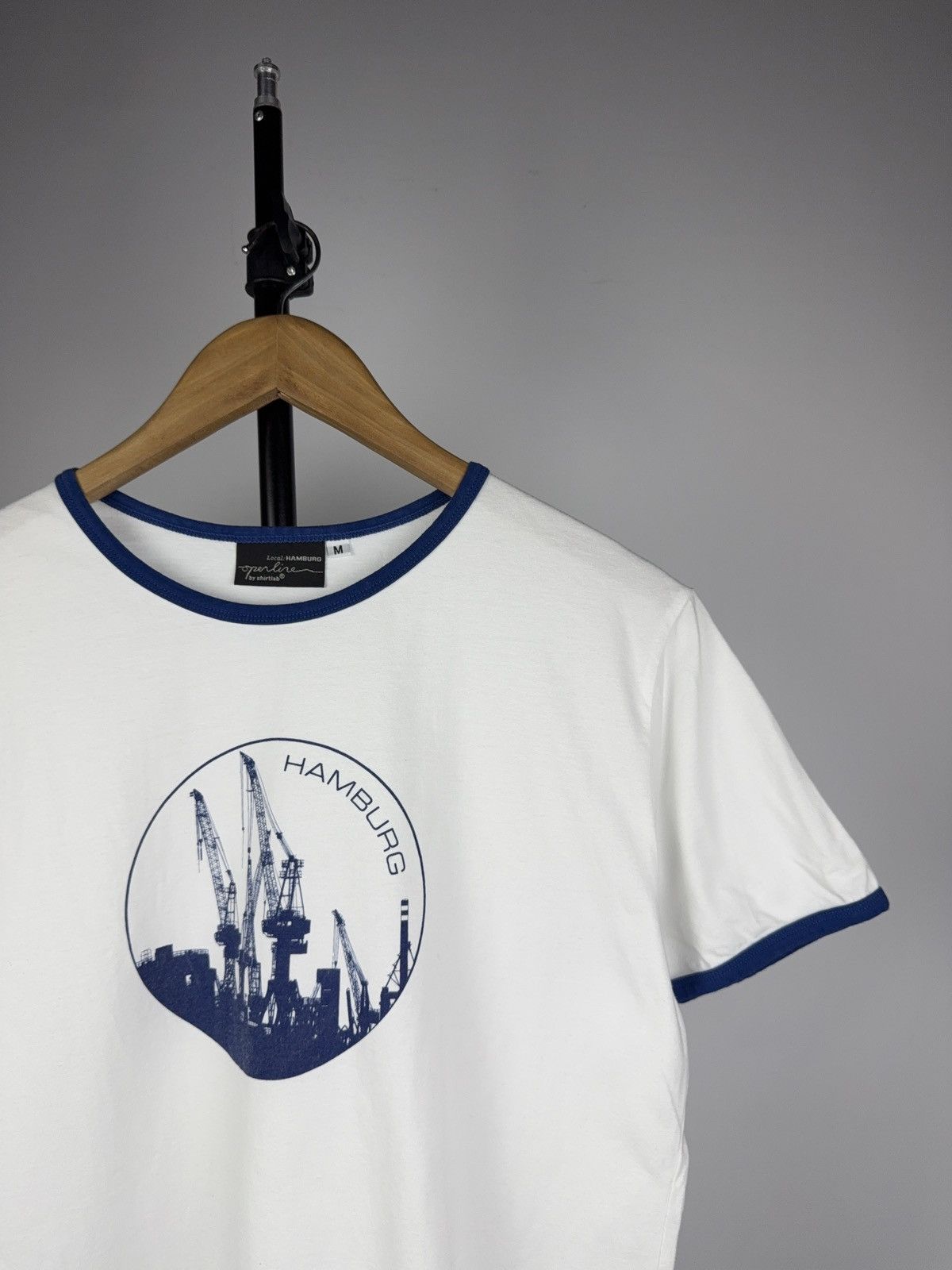 Vintage Vintage 90s Retro Germany Hamburg city T Shirt Size US M / EU 48-50 / 2 - 2 Thumbnail