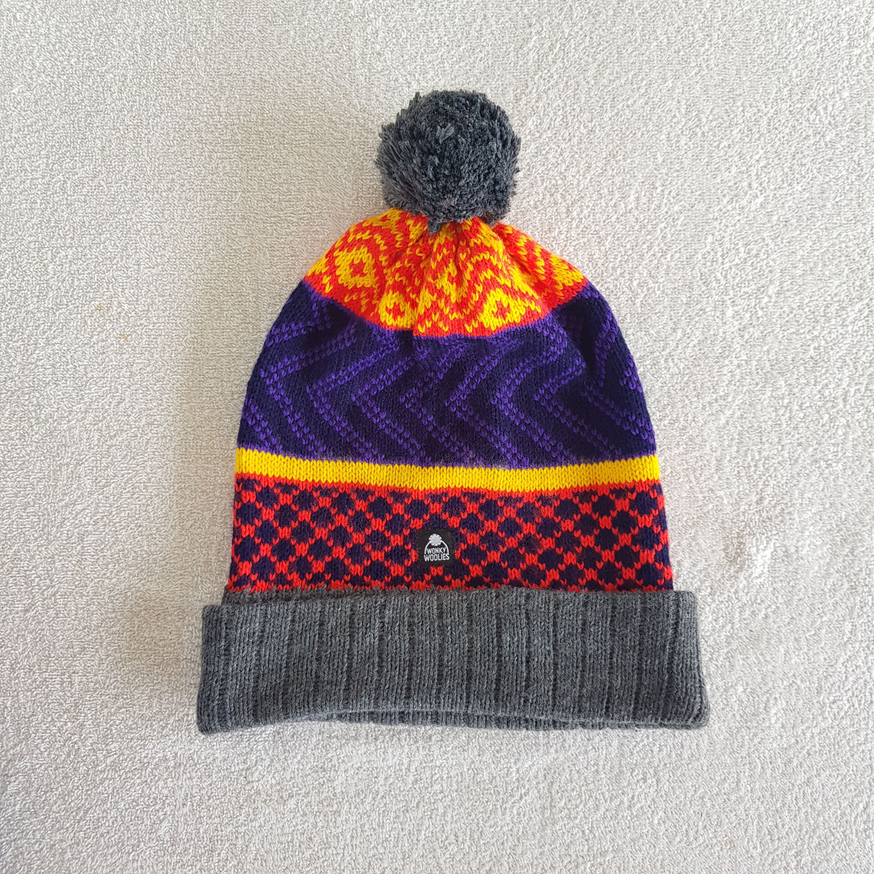 Japanese Brand NWT Vintage Freak Store Beanie Wonky Woolies Knit Caps Hats Size ONE SIZE - 1 Thumbnail