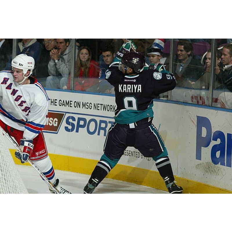 Koho × NHL Anaheim Mighty Ducks 2000s KOHO jersey M purple NHL vintage Size US M / EU 48-50 / 2 - 8 Thumbnail