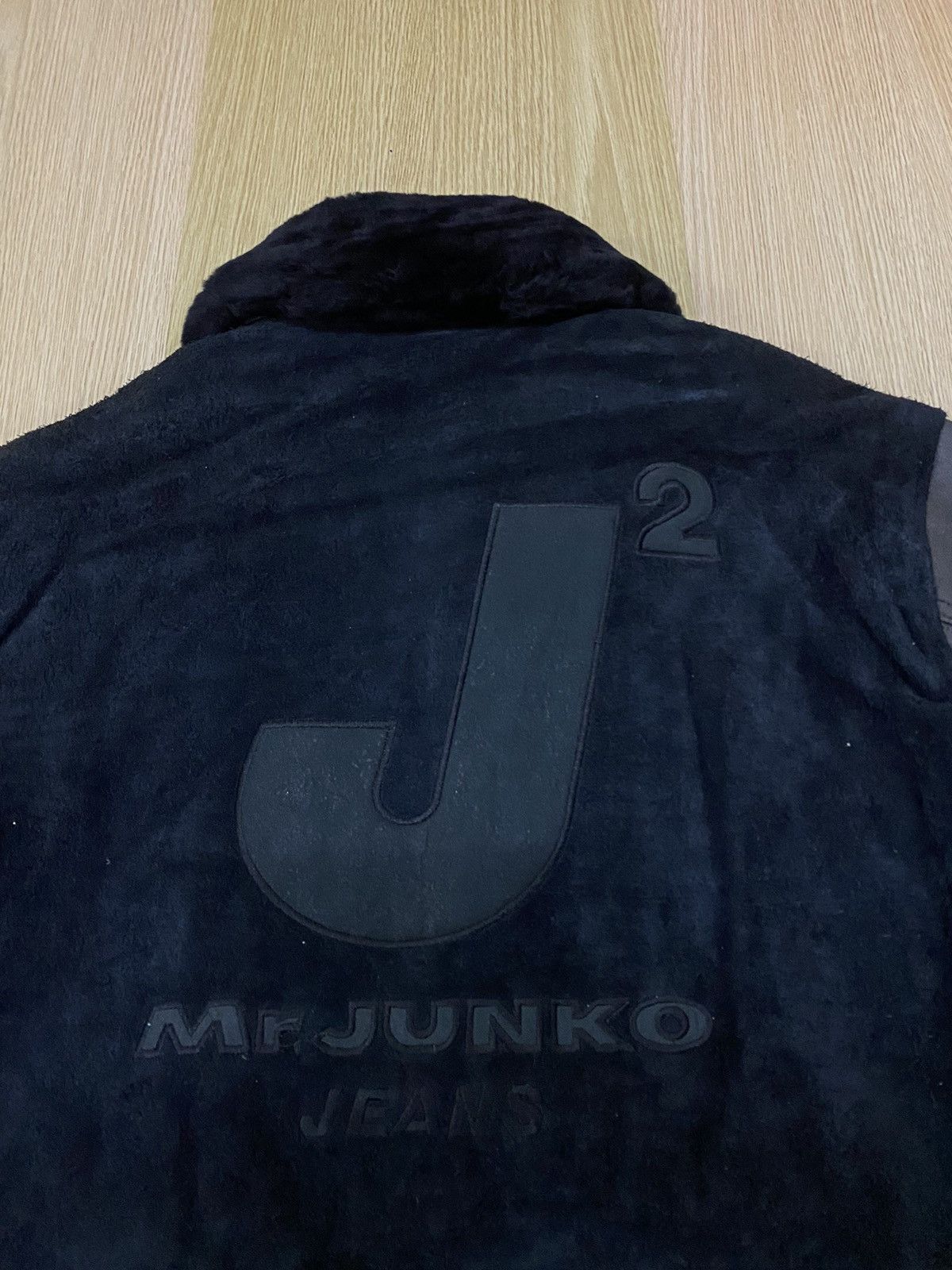Leather Mr Junko jeans big logo leather varsity jacket Size US L / EU 52-54 / 3 - 9 Thumbnail