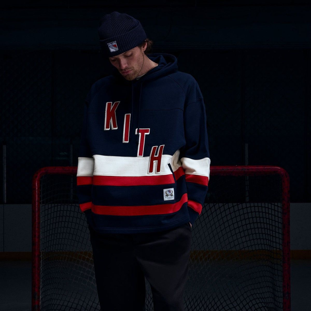 Kith Kith for the New York Rangers Skewed Delk Hoodie Size XL Size US XL / EU 56 / 4 - 2 Thumbnail