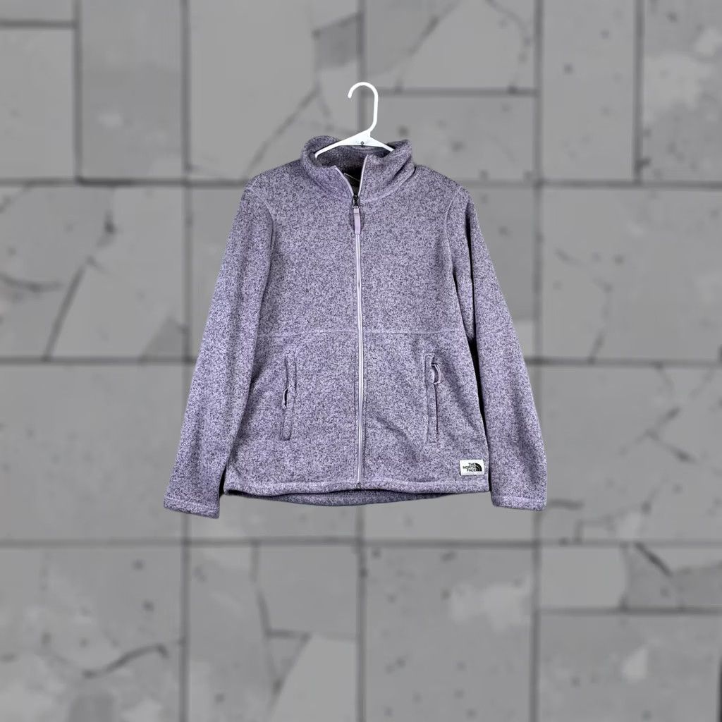The North Face The North Face Jacket Womens M Purple Fleece Full Zip Outdoor Warm Casual Travel Size M / US 6-8 / IT 42-44 - 1 Thumbnail