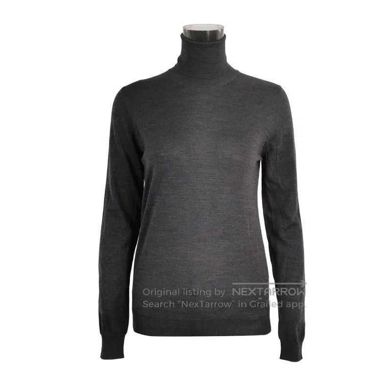 Prada Prada Wool Turtleneck Sweater in Dark Gray. Size US XXL / EU 58 / 5 - 1 Thumbnail