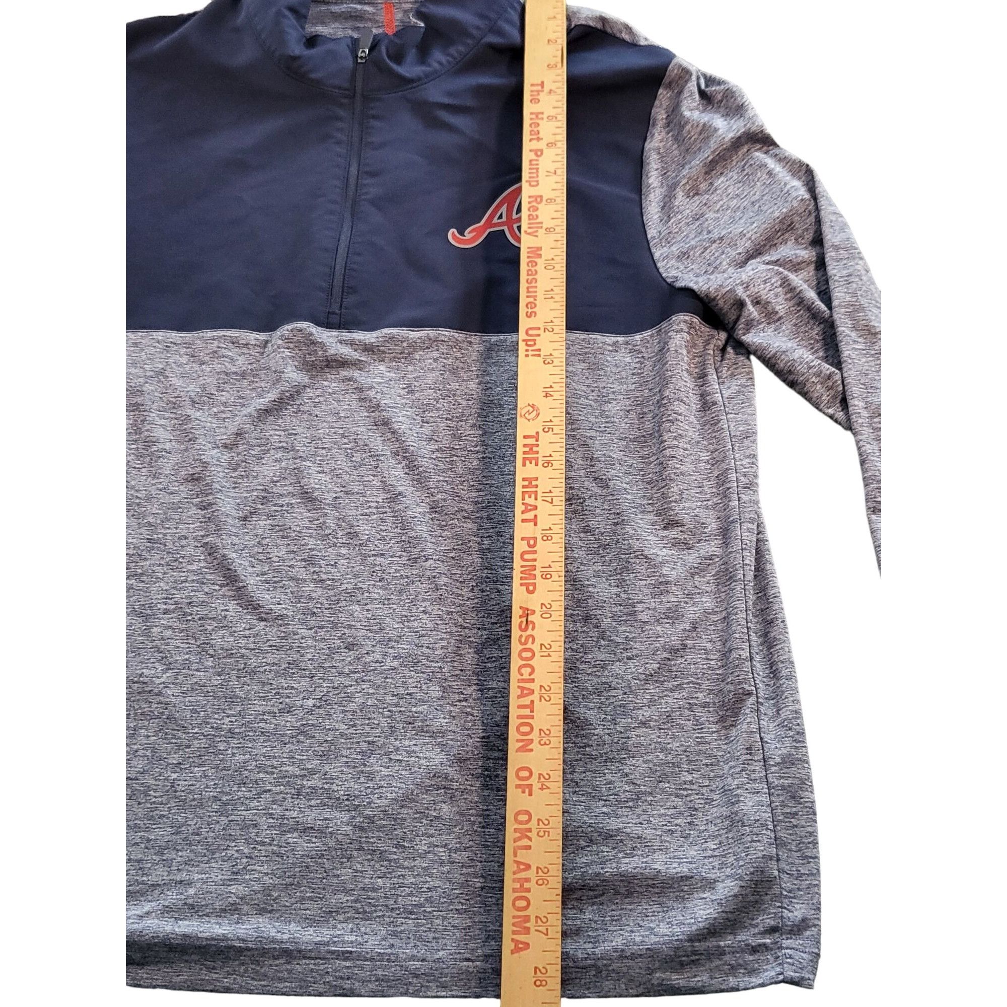 MLB Atlanta Braves Half Zip Pullover Men Sz M MLB Fanatics Iconi Size US M / EU 48-50 / 2 - 3 Thumbnail
