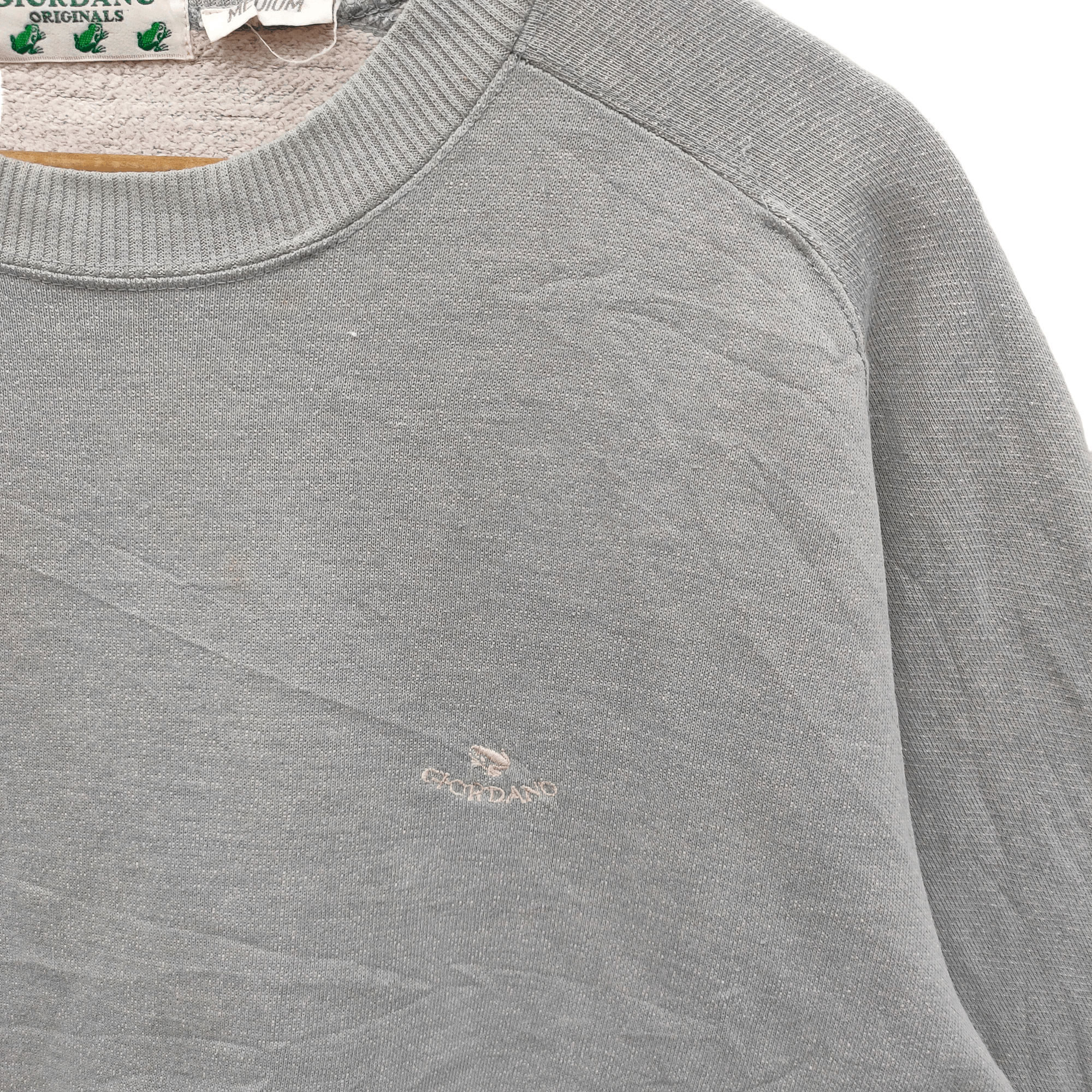 Giordano × Vintage Vintage 90s Giordano Crewneck Sweatshirt Size M / US 6-8 / IT 42-44 - 5 Thumbnail