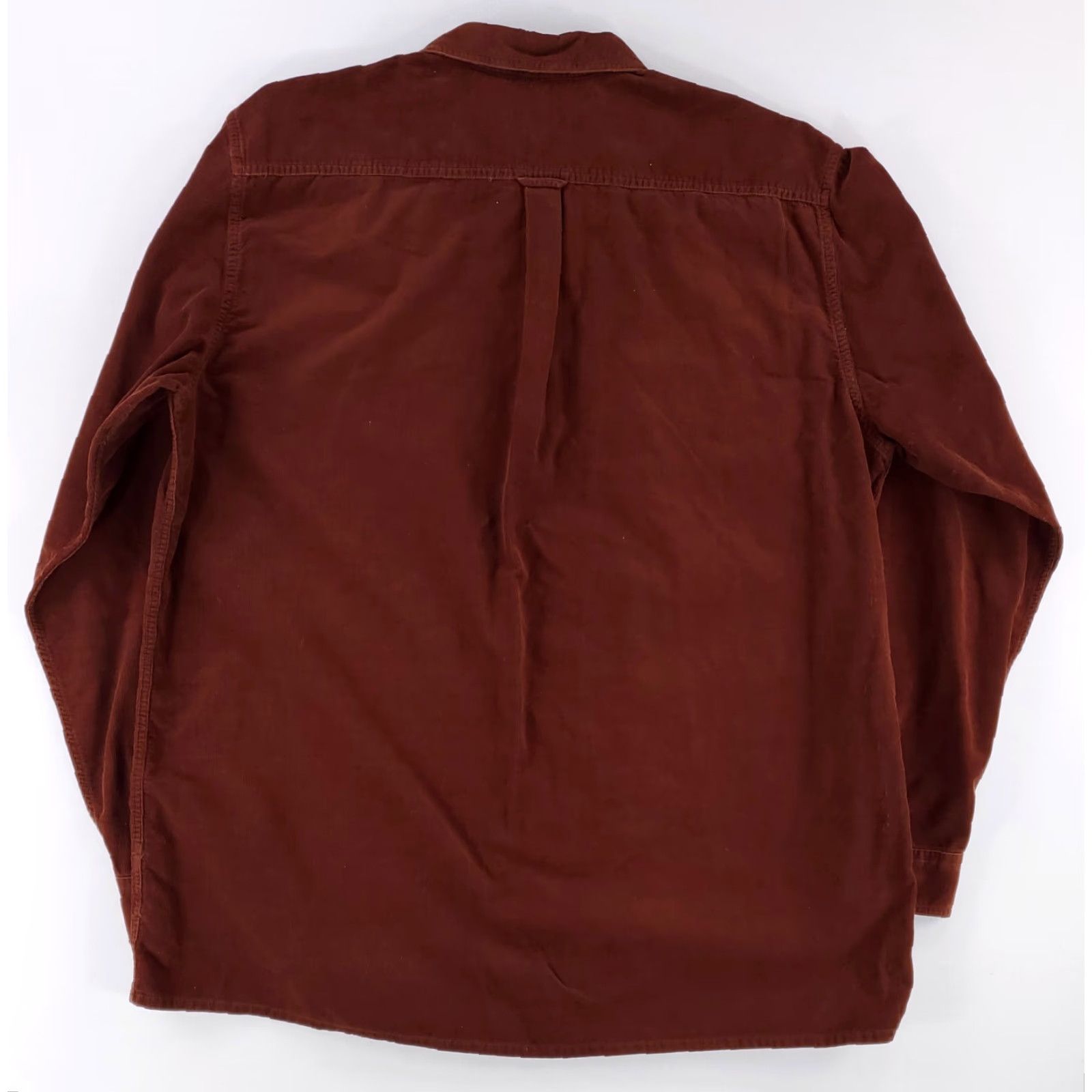 The Territory Ahead Territory Ahead Button-Up Shirt Mens XL Tall Brown Corduroy Pinwale Long Sleeve Size US XL / EU 56 / 4 - 3 Thumbnail