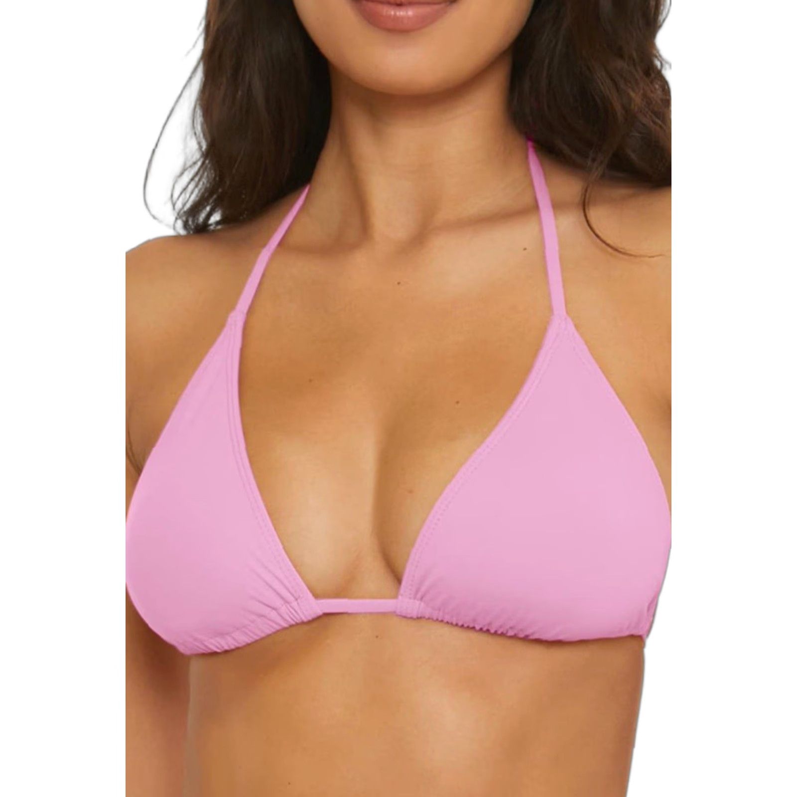 Vintage NWT BCA by Rebecca Virtue Kira Women's Multi-Way Triangle Bikini Top - Size L Size L / US 10 / IT 46 - 1 Thumbnail