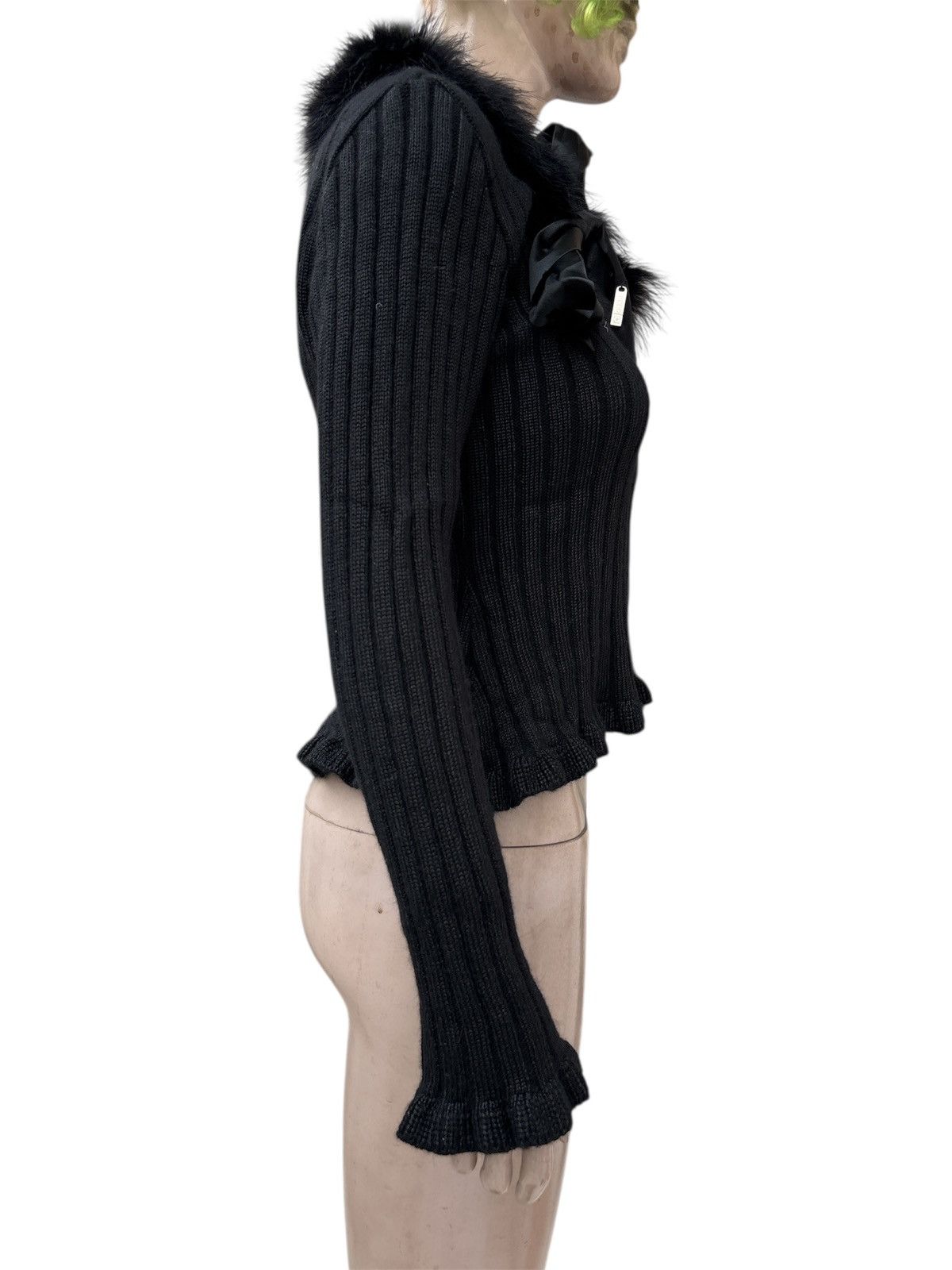 Gucci Y2K Tom Ford Era Fur Cardigan Size S / US 4 / IT 40 - 4 Thumbnail