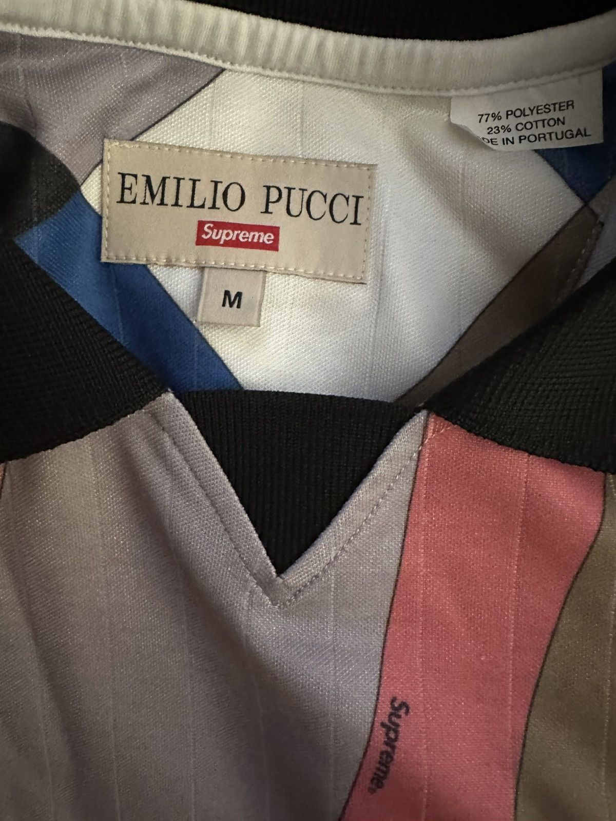 Supreme Supreme, Emilio Pucci Soccer Jersey - Pink, Medium Size US M / EU 48-50 / 2 - 5 Thumbnail