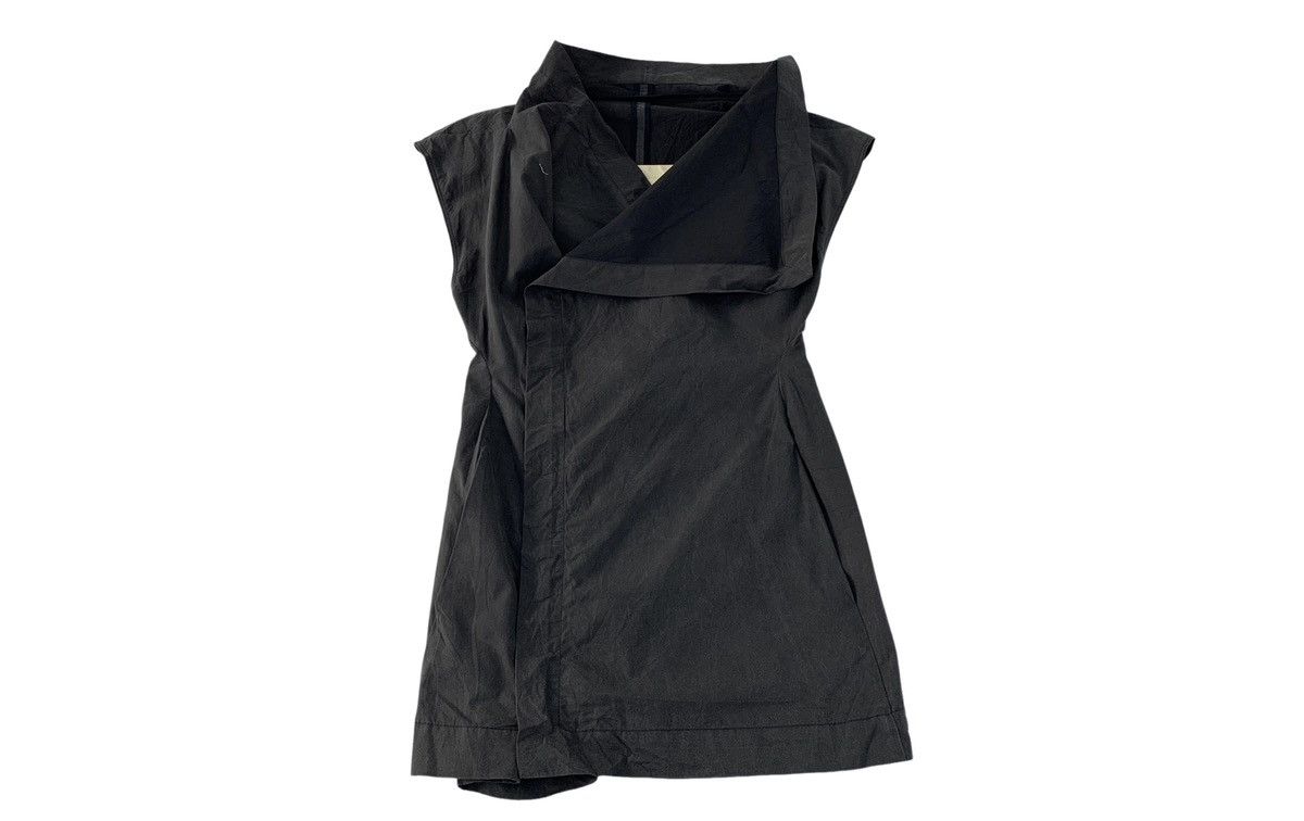 Rick Owens Rick Owen Origami Top Sleeveless Folded Neck Unique Jacket Size S / US 4 / IT 40 - 1 Thumbnail