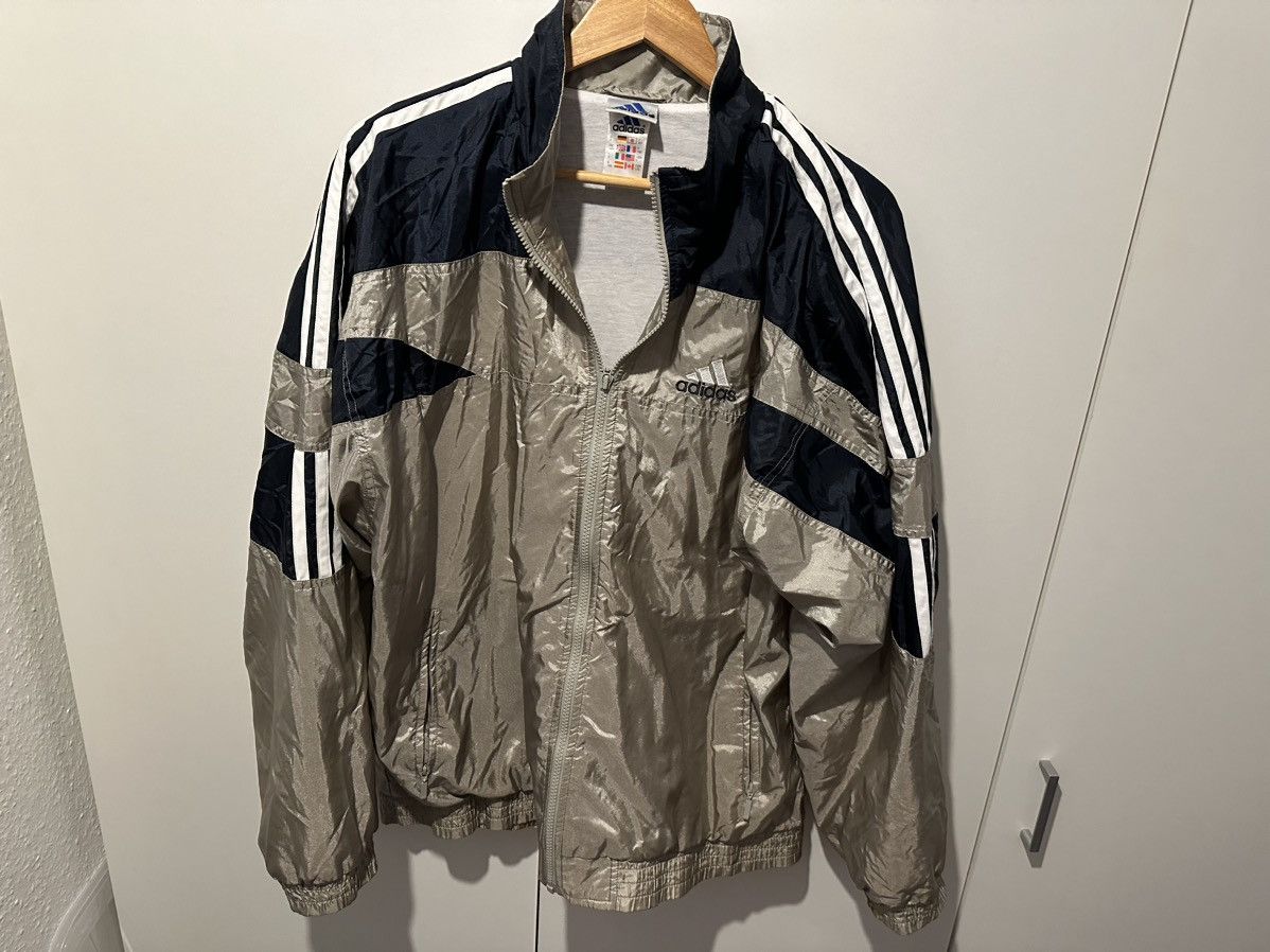 Adidas Windbreaker Jacke Size L Vintage Track JACKET