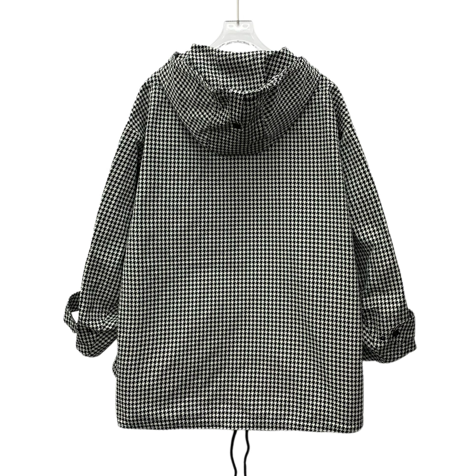 Dior Christian Dior Houndstooth Hooded Jacket XS Long Sleeve Bee Size XS / US 0-2 / IT 36-38 - 8 Thumbnail