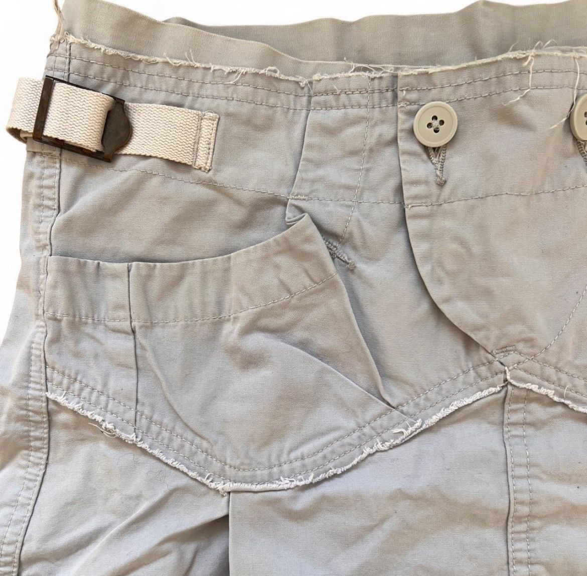 Diesel Y2K Utility Mini Skirt Women’s Size 25 Beige Cargo