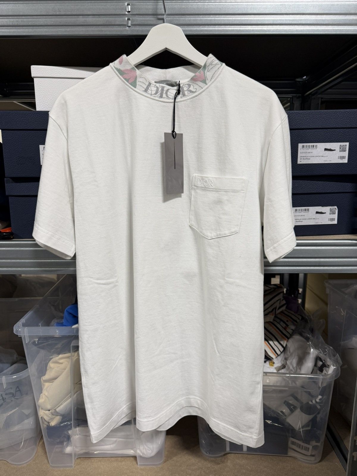 Dior Dior x Duncan Grant Mockneck Logo T-Shirt NEW 1000$ Size US S / EU 44-46 / 1 - 1 Thumbnail