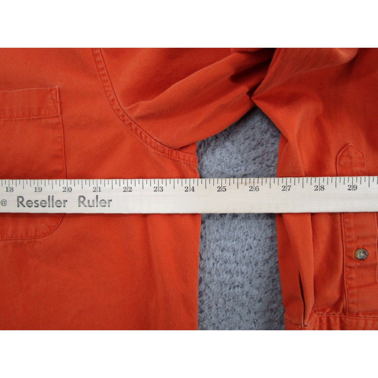 Eddie Bauer Eddie Bauer Mens Button-Up Long Sleeve Shirt L Orange VTG Y2K Outdoors Shirt Mens L Orange Eddie Bauer Button-Up VTG Outdoors 90s? Size US L / EU 52-54 / 3 - 4 Thumbnail