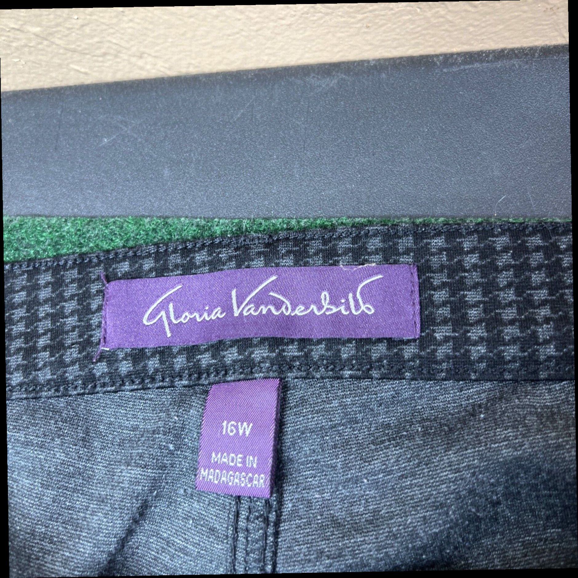 Gloria Vanderbilt Gloria Vanderbilt Women's Size 16W Checkered Pants 38x29 Size 38" / US 16 / IT 52 - 5 Thumbnail