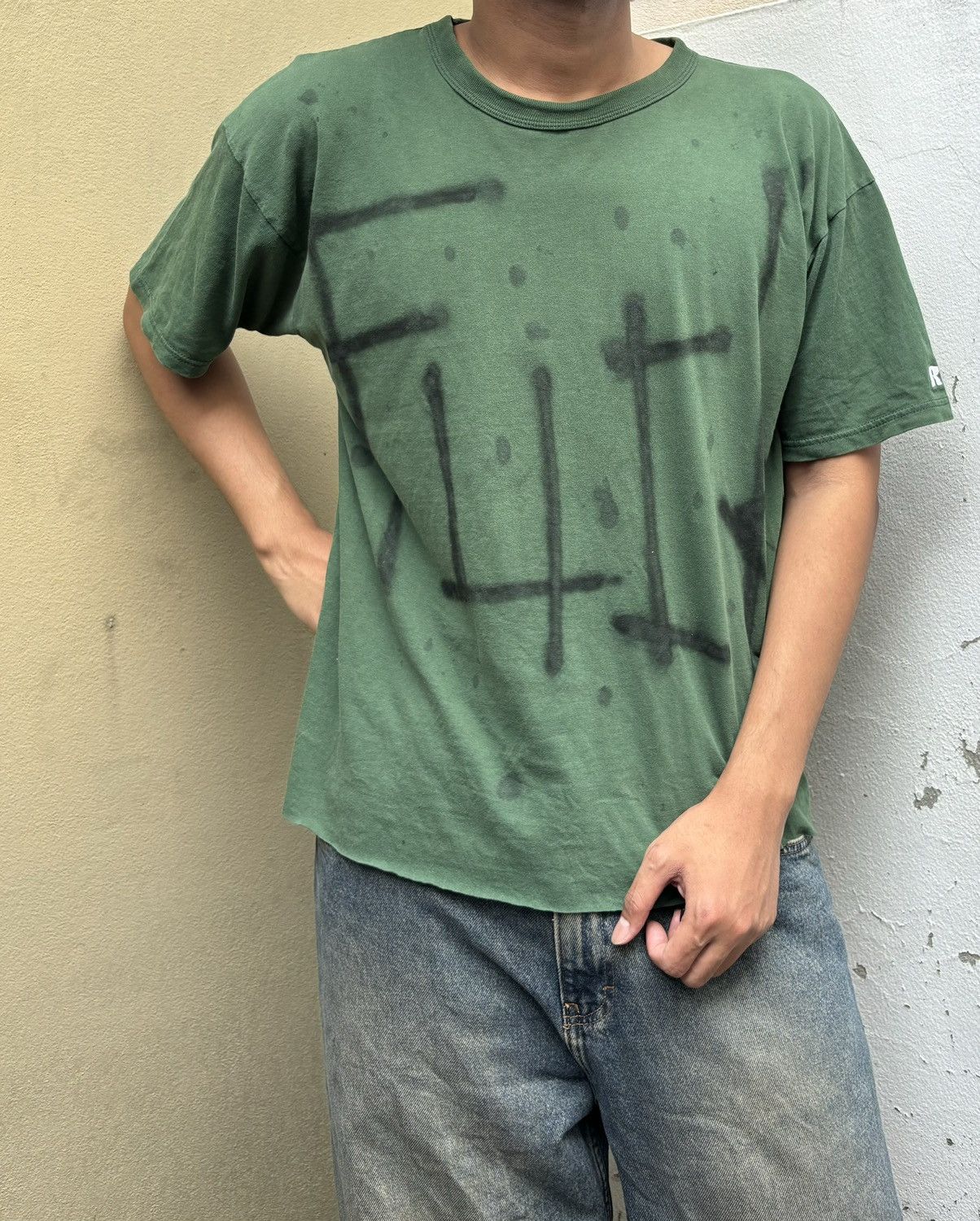 Vintage FUCK T Shirt Russell