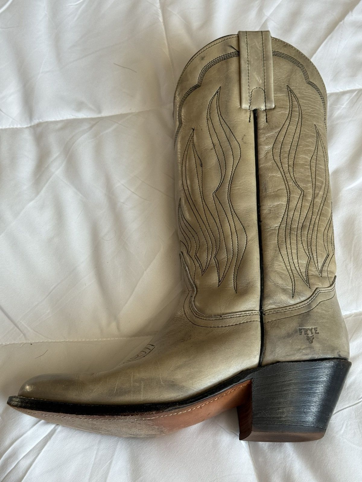 Other Vintage Men's Frye 3844 Western Cowboy Boots - 8.5 Size US 8.5 / EU 41-42 - 8 Thumbnail