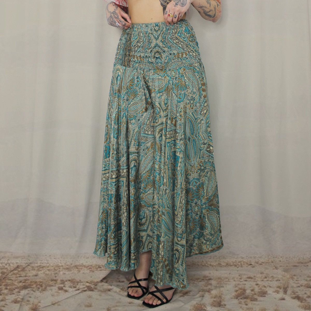 Other 🎧PAISLEY SKIRT PANTS🎧 Size 28" / US 6 / IT 42 - 2 Thumbnail