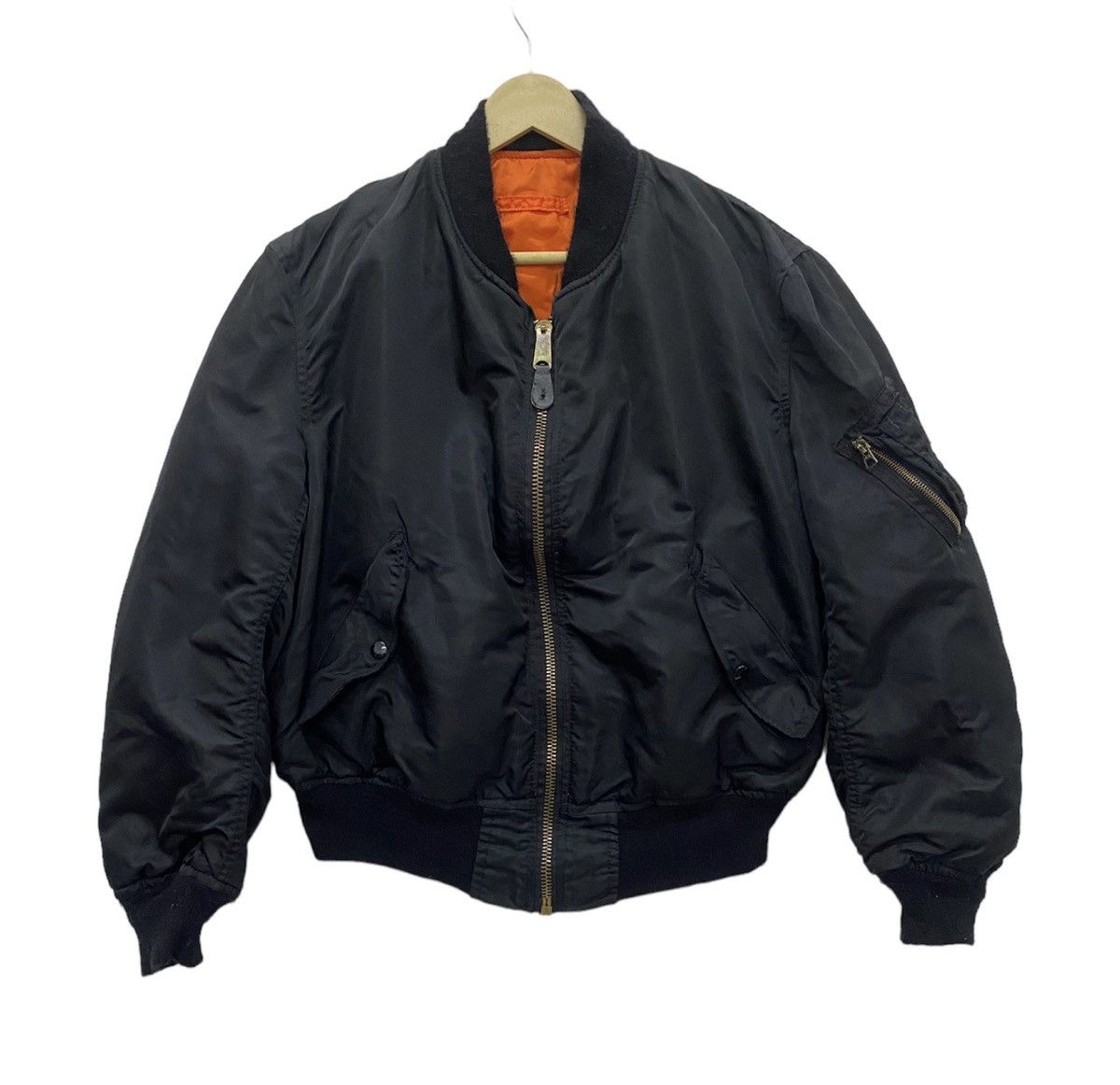 Alpha Industries 80s Alpha Industries Reversible Bombers Flying Jacket Size US L / EU 52-54 / 3 - 2 Thumbnail