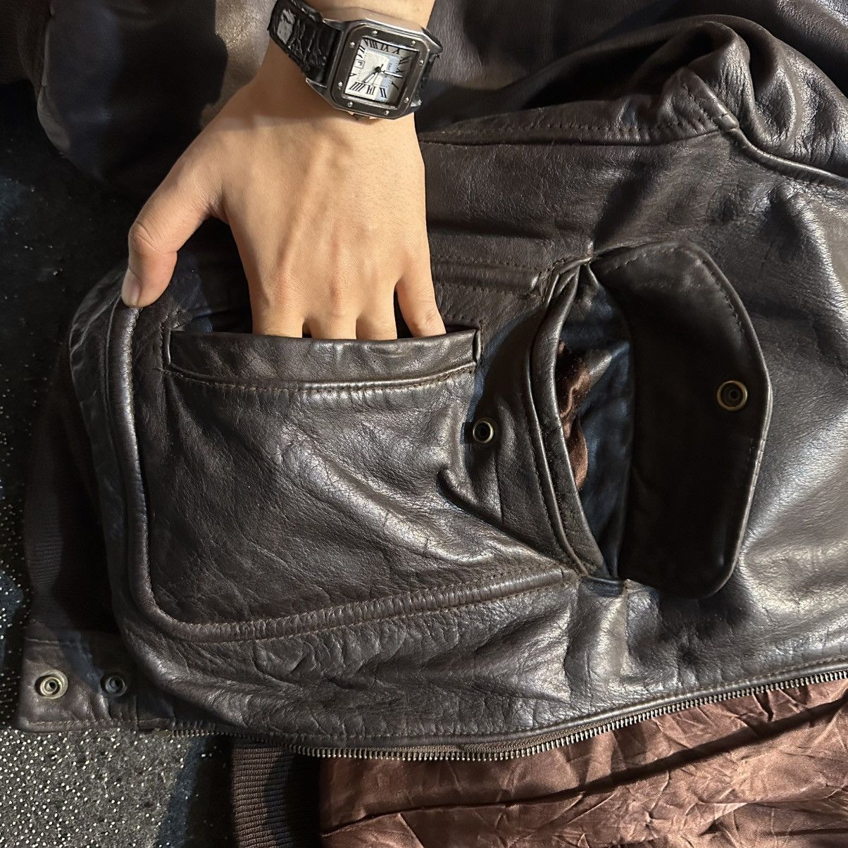 Vtg Heritage Paris Leather Jacket