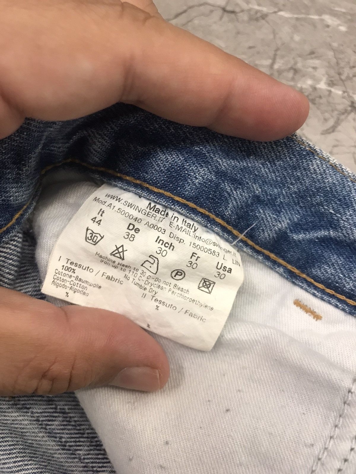 Fendi × Vintage Fendi Denim Jeans Size 30" / US 8 / IT 44 - 12 Thumbnail