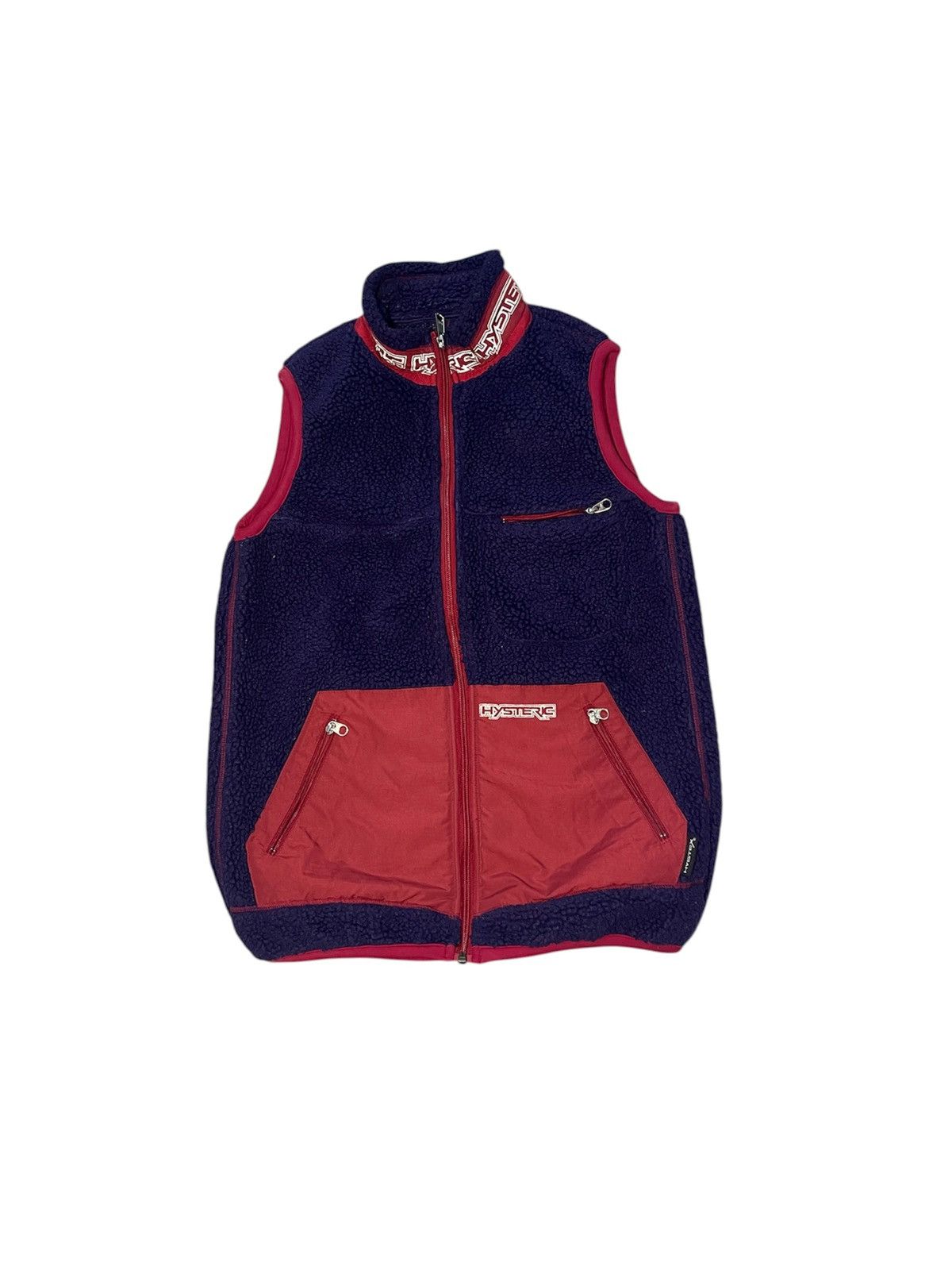 Hysteric Glamour 90s HYSTERIC GLAMOUR POCKET FLEECE VEST Size US S / EU 44-46 / 1 - 1 Thumbnail