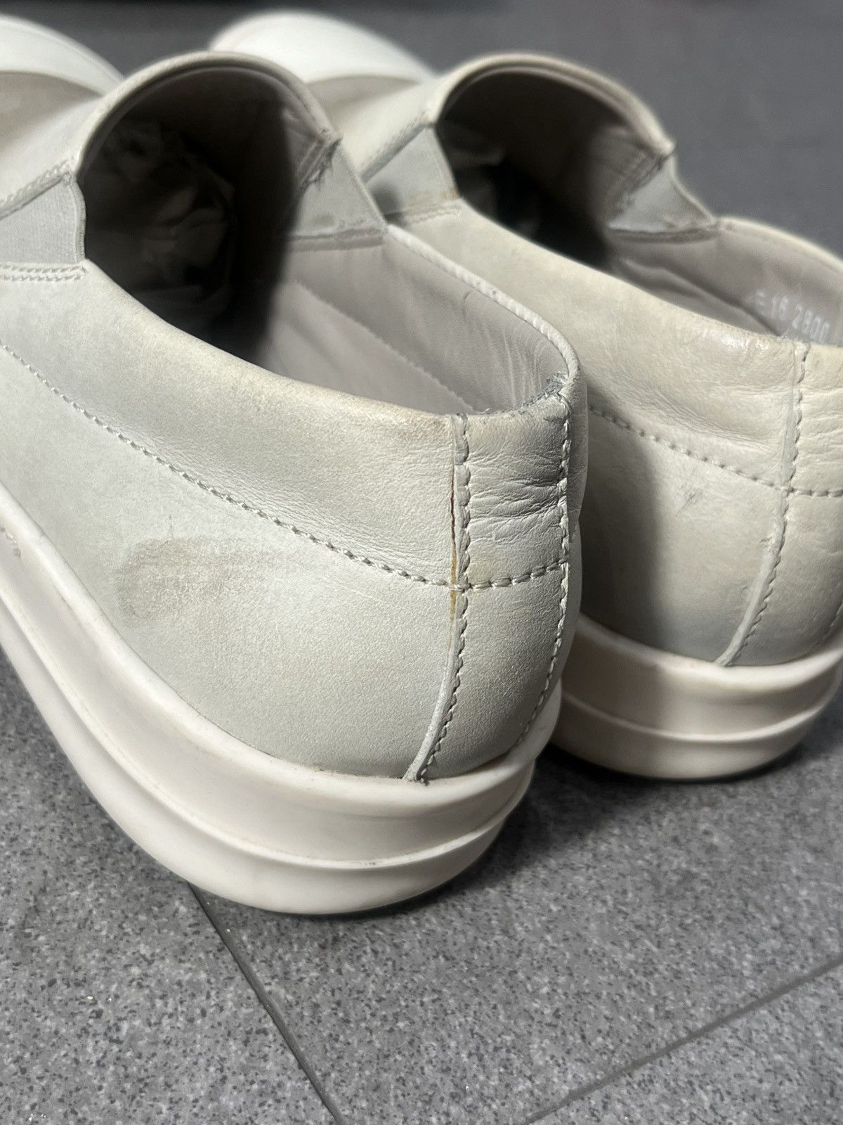Rick Owens Rick Owens Cap Toe Slip On Sneakers Gradients Milk EU36 Size US 6 / IT 36 - 12 Thumbnail