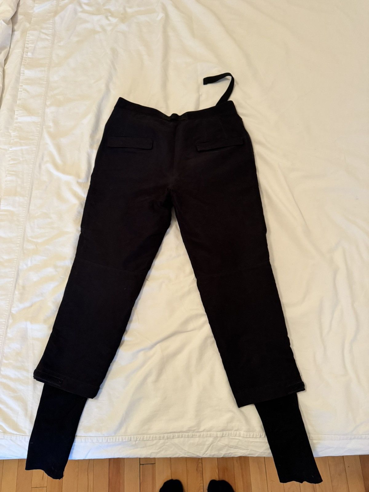 The Viridi-anne Black Water-Repellent Trousers Size US 32 / EU 48 - 5 Thumbnail